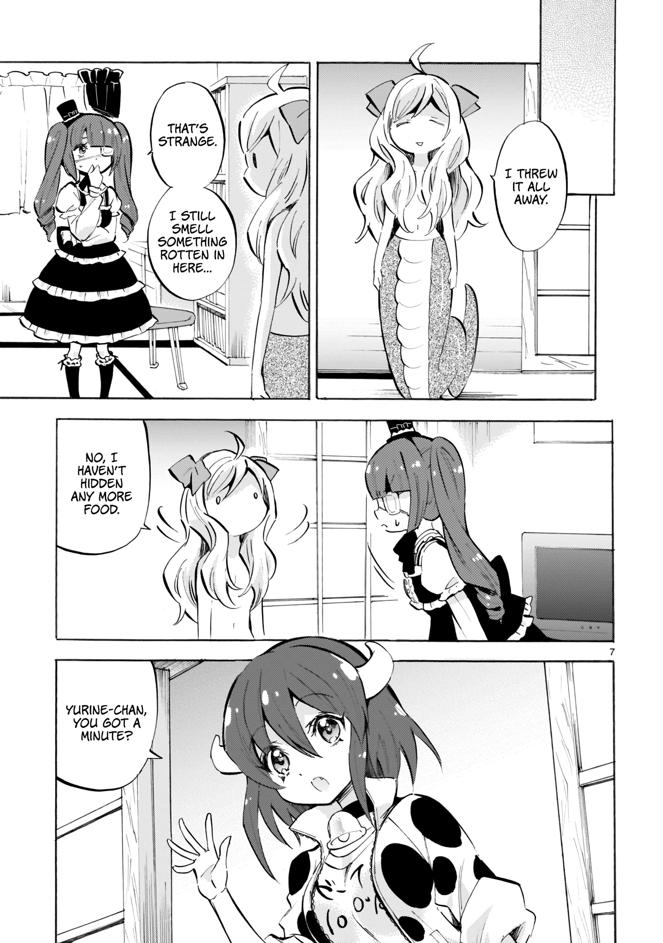 Jashin-chan Dropkick Chapter 114 page 7 - Chapter 114: Don't Waste Food