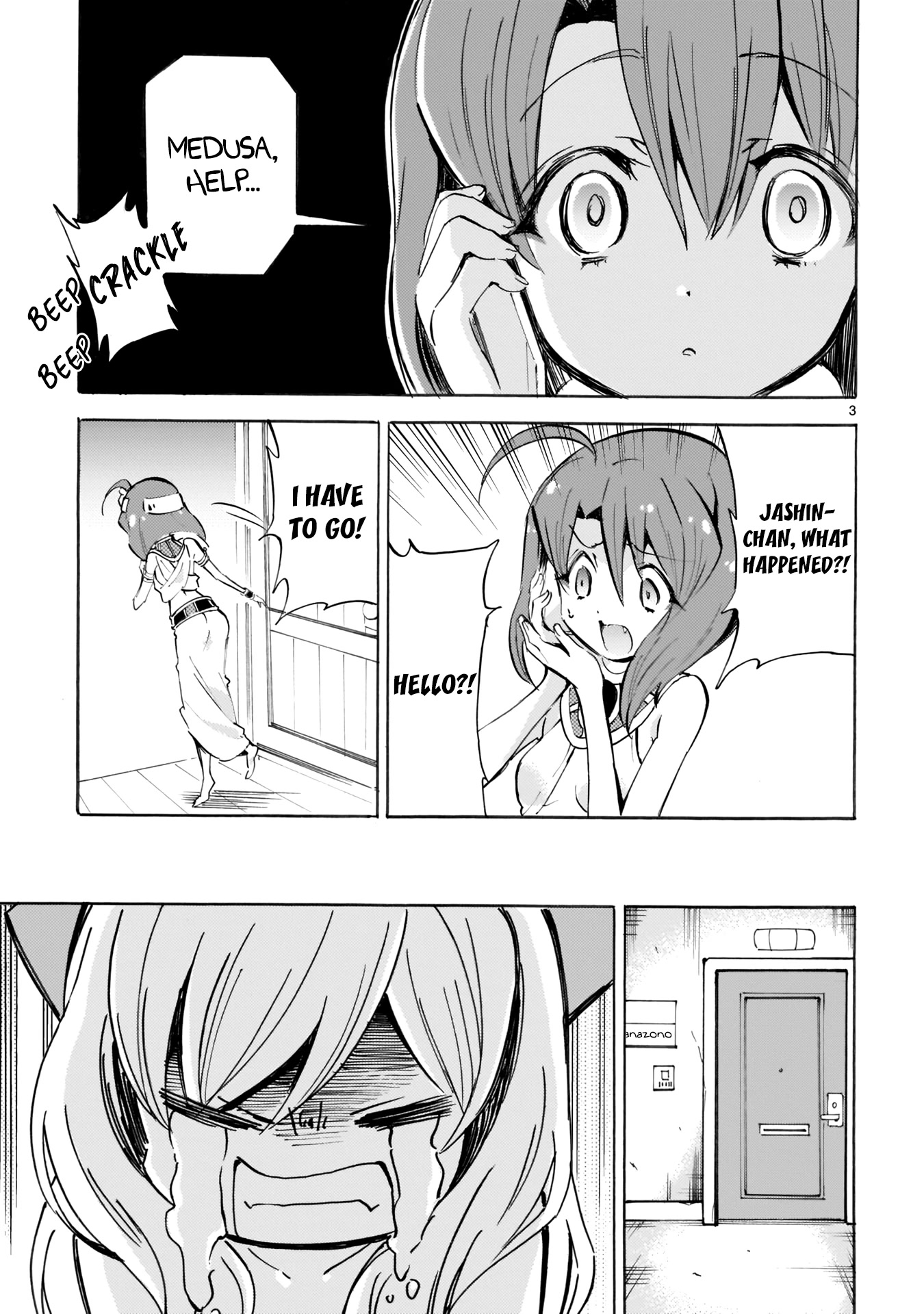 Jashin-chan Dropkick Chapter 115 page 3 - Chapter 115: Medusa's Day