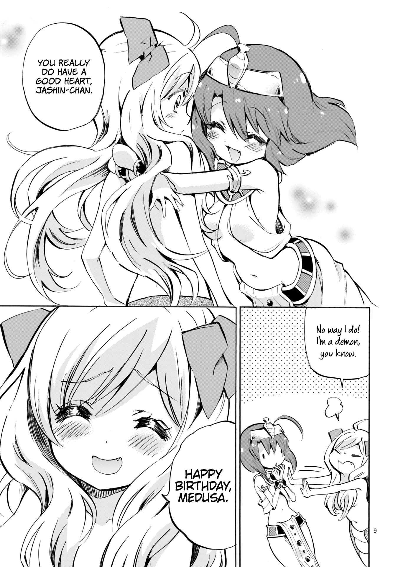 Jashin-chan Dropkick Chapter 115 page 9 - Chapter 115: Medusa's Day
