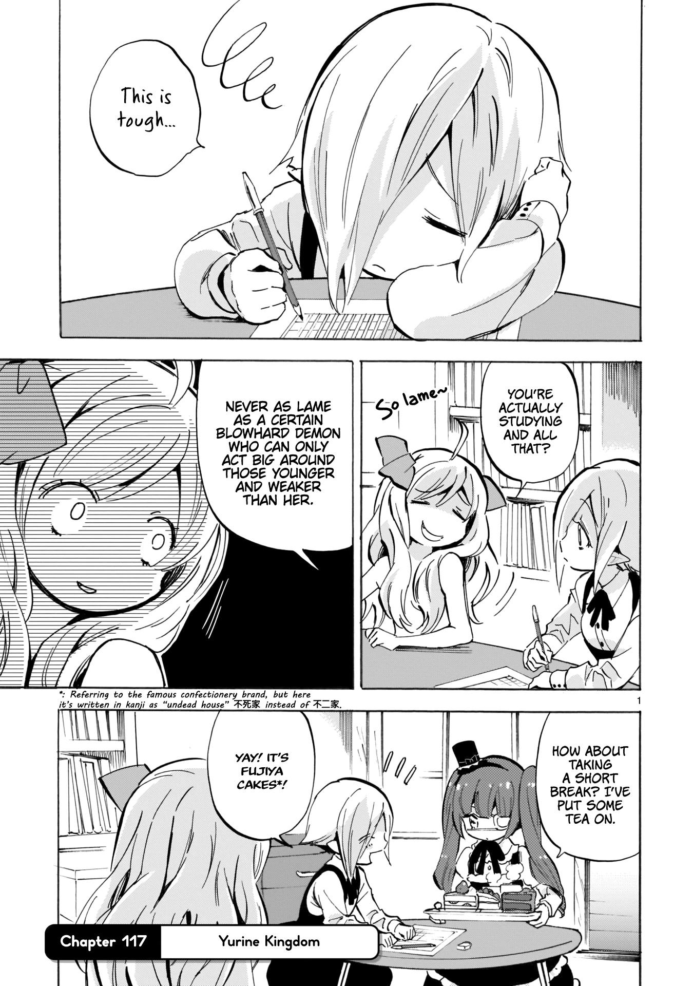 Jashin-chan Dropkick Chapter 117 page 1 - Chapter 117: Yurine Kingdom
