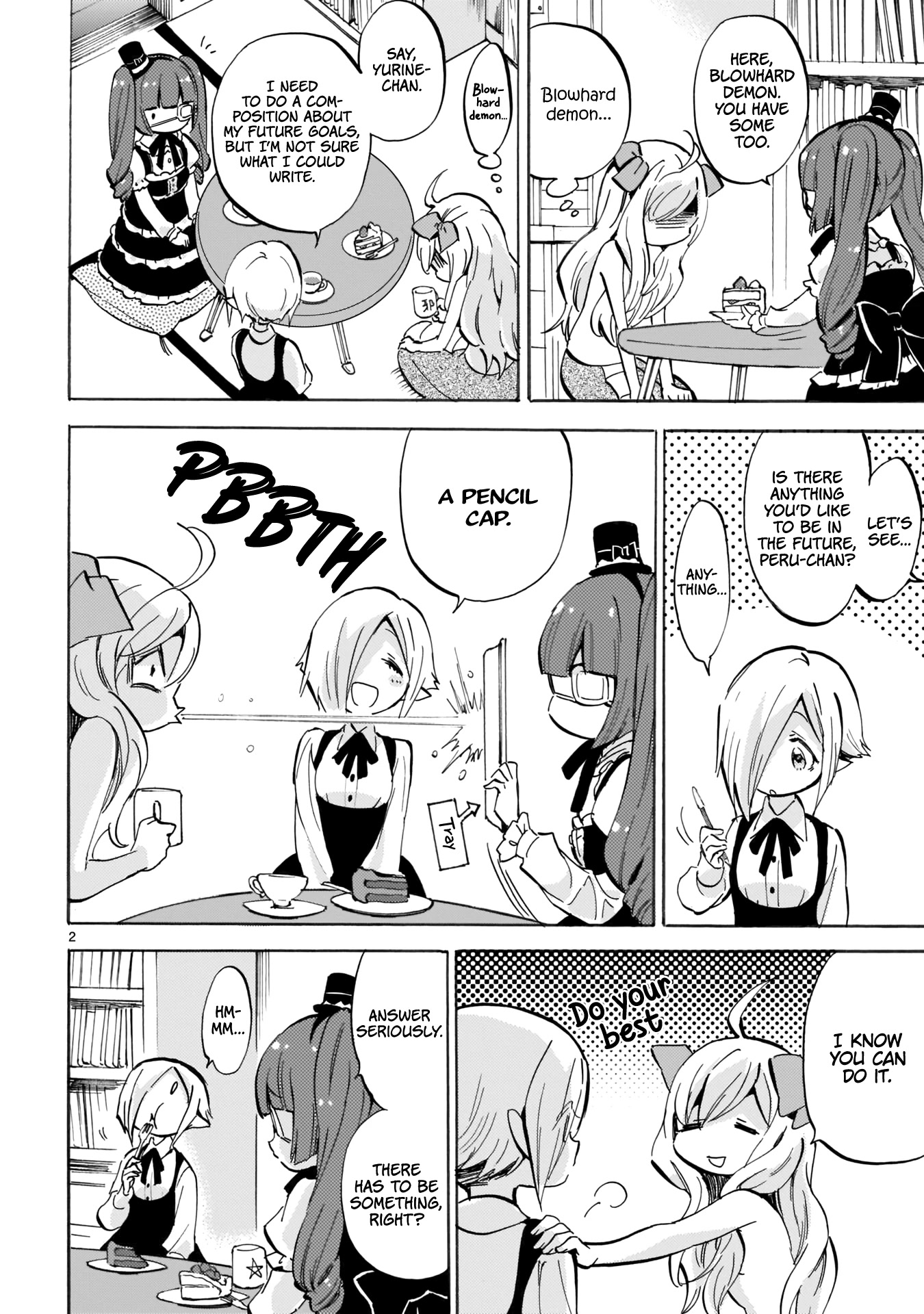 Jashin-chan Dropkick Chapter 117 page 2 - Chapter 117: Yurine Kingdom