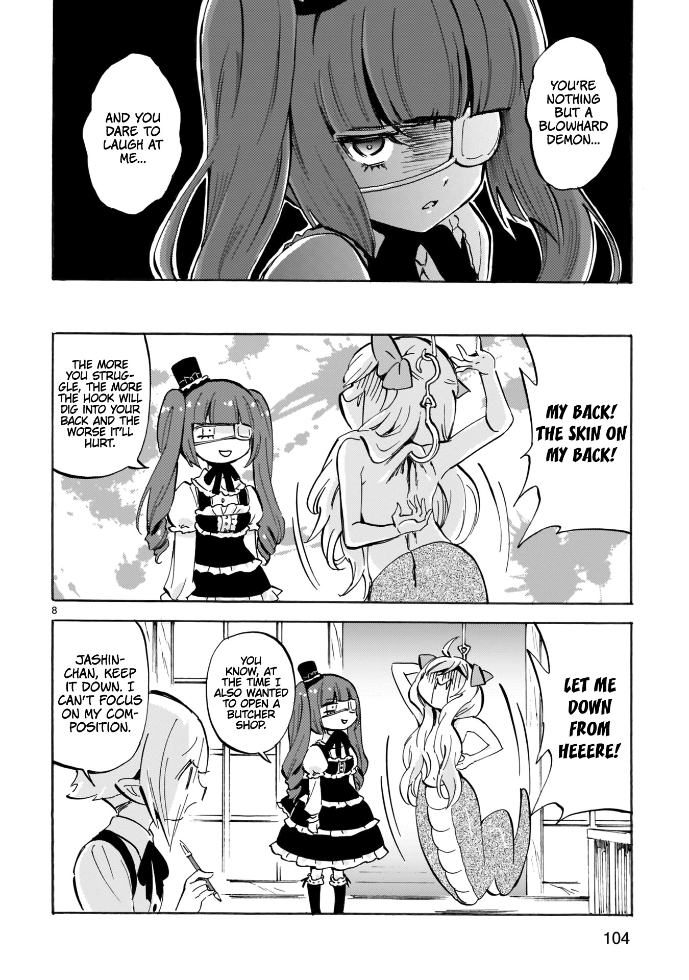 Jashin-chan Dropkick Chapter 117 page 8 - Chapter 117: Yurine Kingdom
