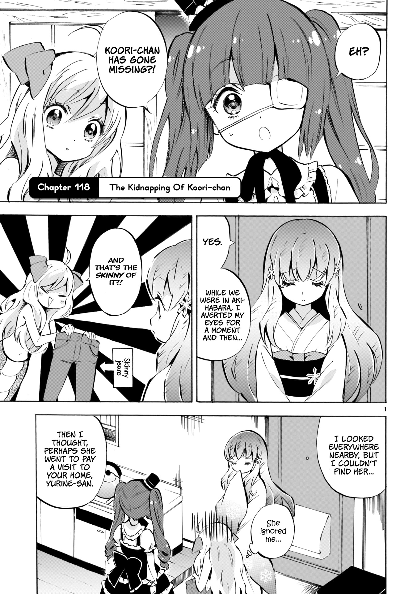 Jashin-chan Dropkick Chapter 118 page 1 - Chapter 118: The Kidnapping Of Koori-chan
