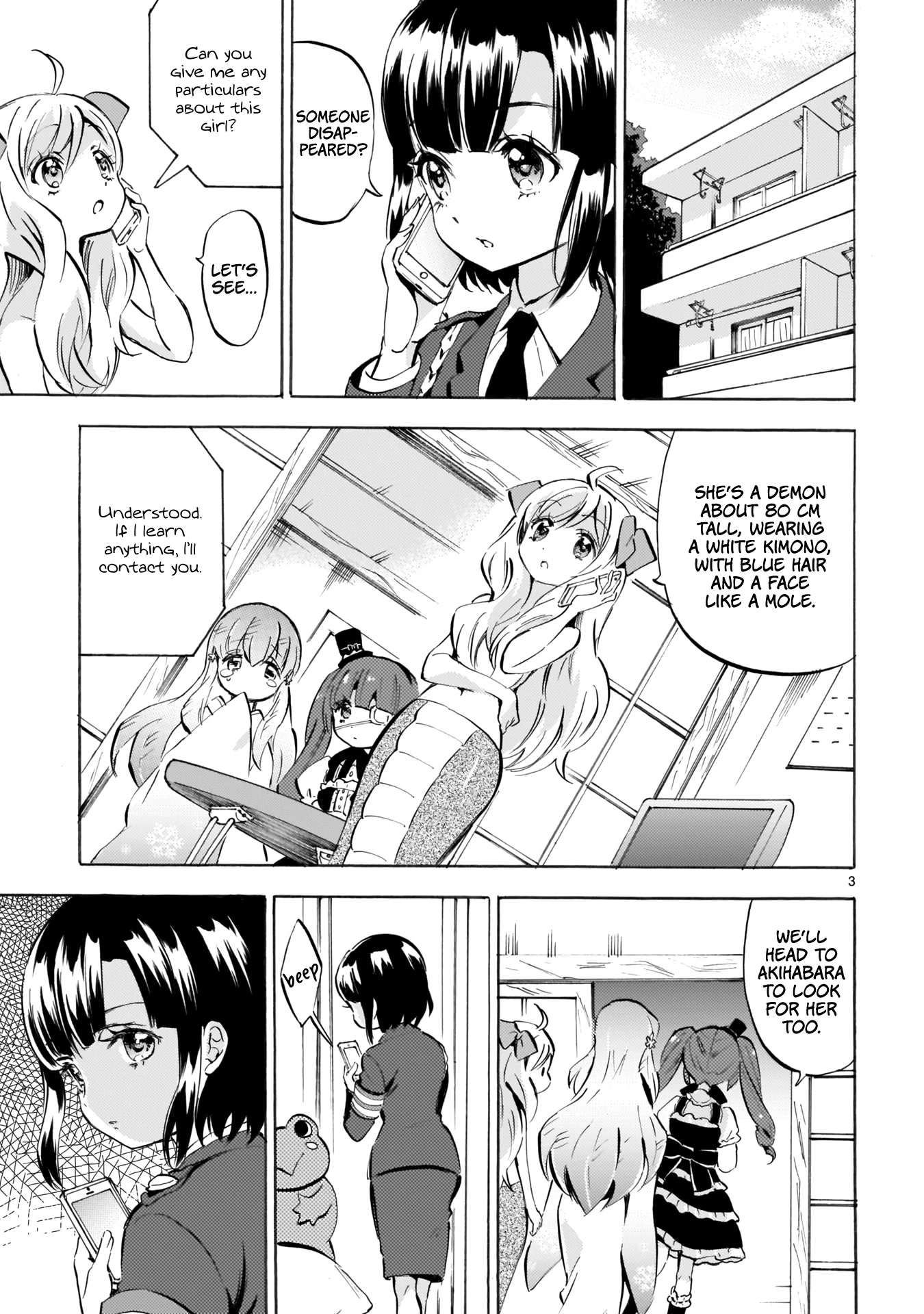 Jashin-chan Dropkick Chapter 118 page 3 - Chapter 118: The Kidnapping Of Koori-chan