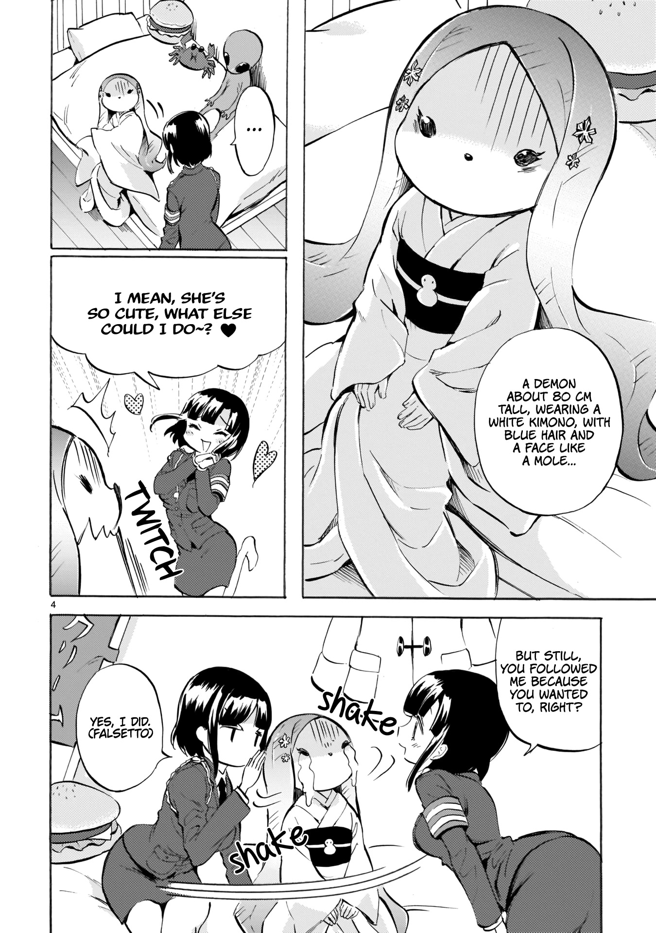 Jashin-chan Dropkick Chapter 118 page 4 - Chapter 118: The Kidnapping Of Koori-chan