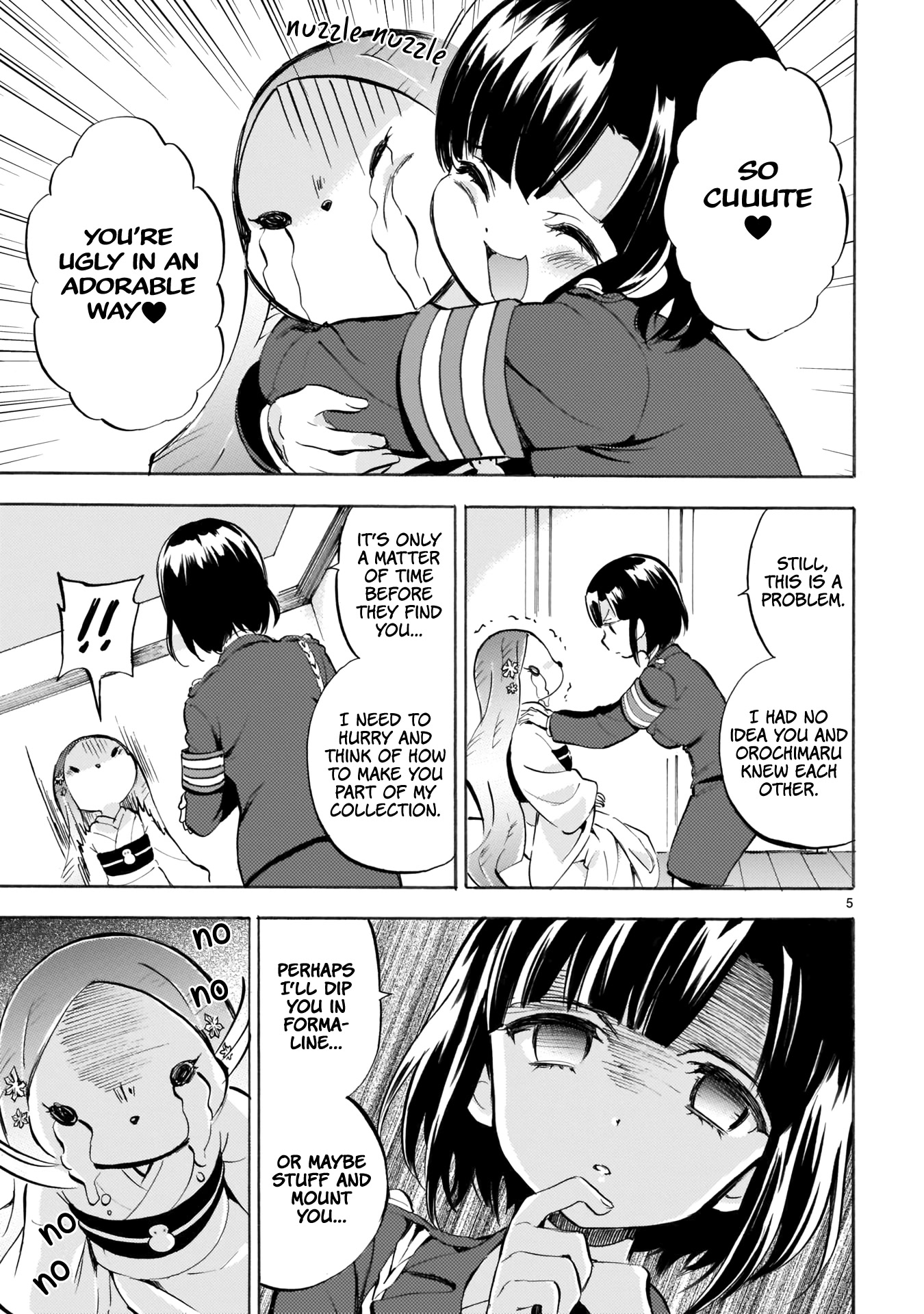 Jashin-chan Dropkick Chapter 118 page 5 - Chapter 118: The Kidnapping Of Koori-chan