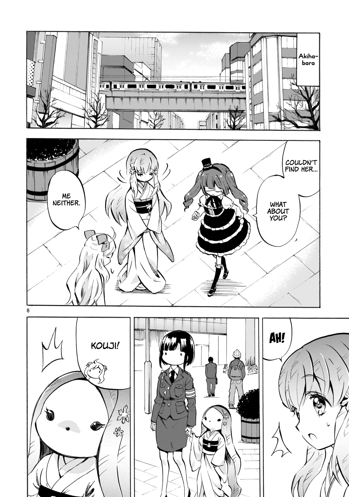 Jashin-chan Dropkick Chapter 118 page 8 - Chapter 118: The Kidnapping Of Koori-chan