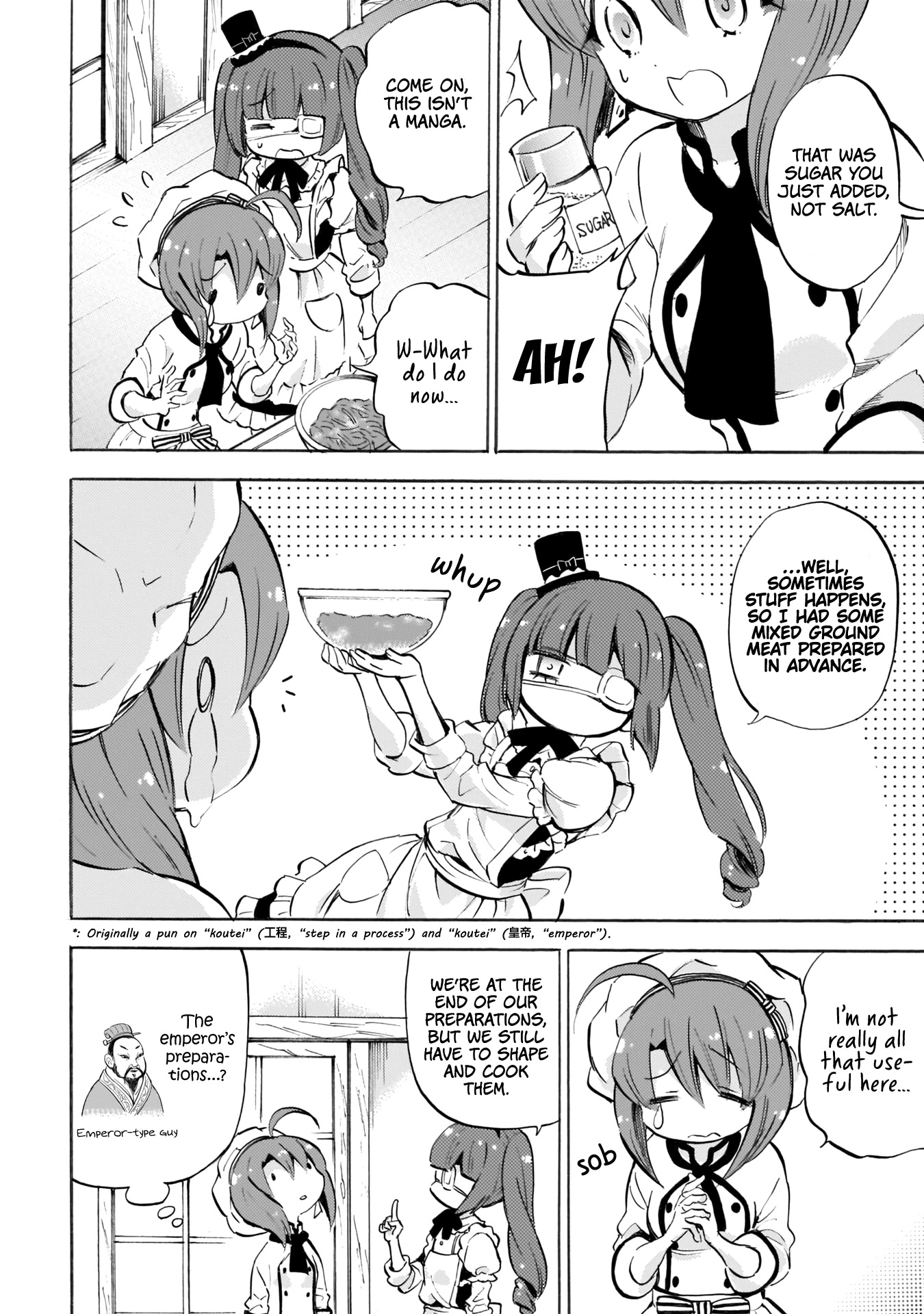 Jashin-chan Dropkick Chapter 119 page 4 - Chapter 119: Jashin-chan Hamburger