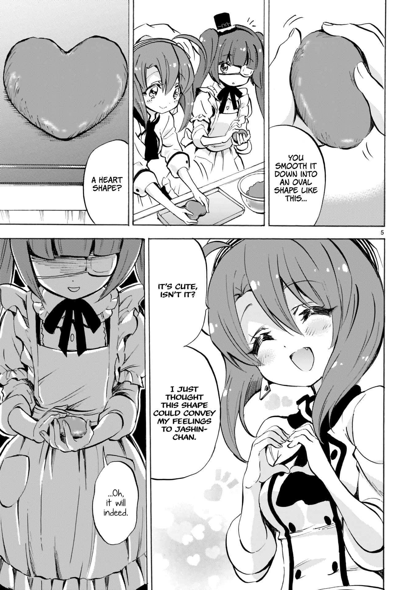 Jashin-chan Dropkick Chapter 119 page 5 - Chapter 119: Jashin-chan Hamburger