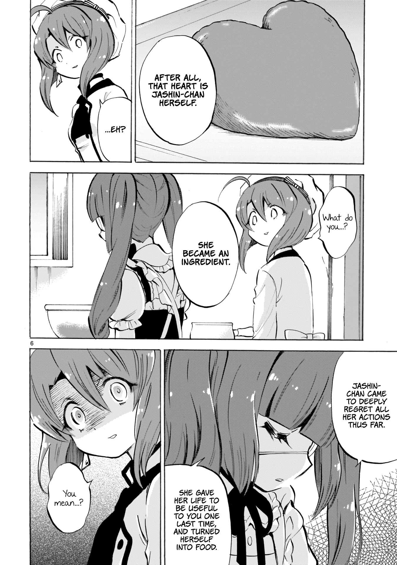 Jashin-chan Dropkick Chapter 119 page 6 - Chapter 119: Jashin-chan Hamburger