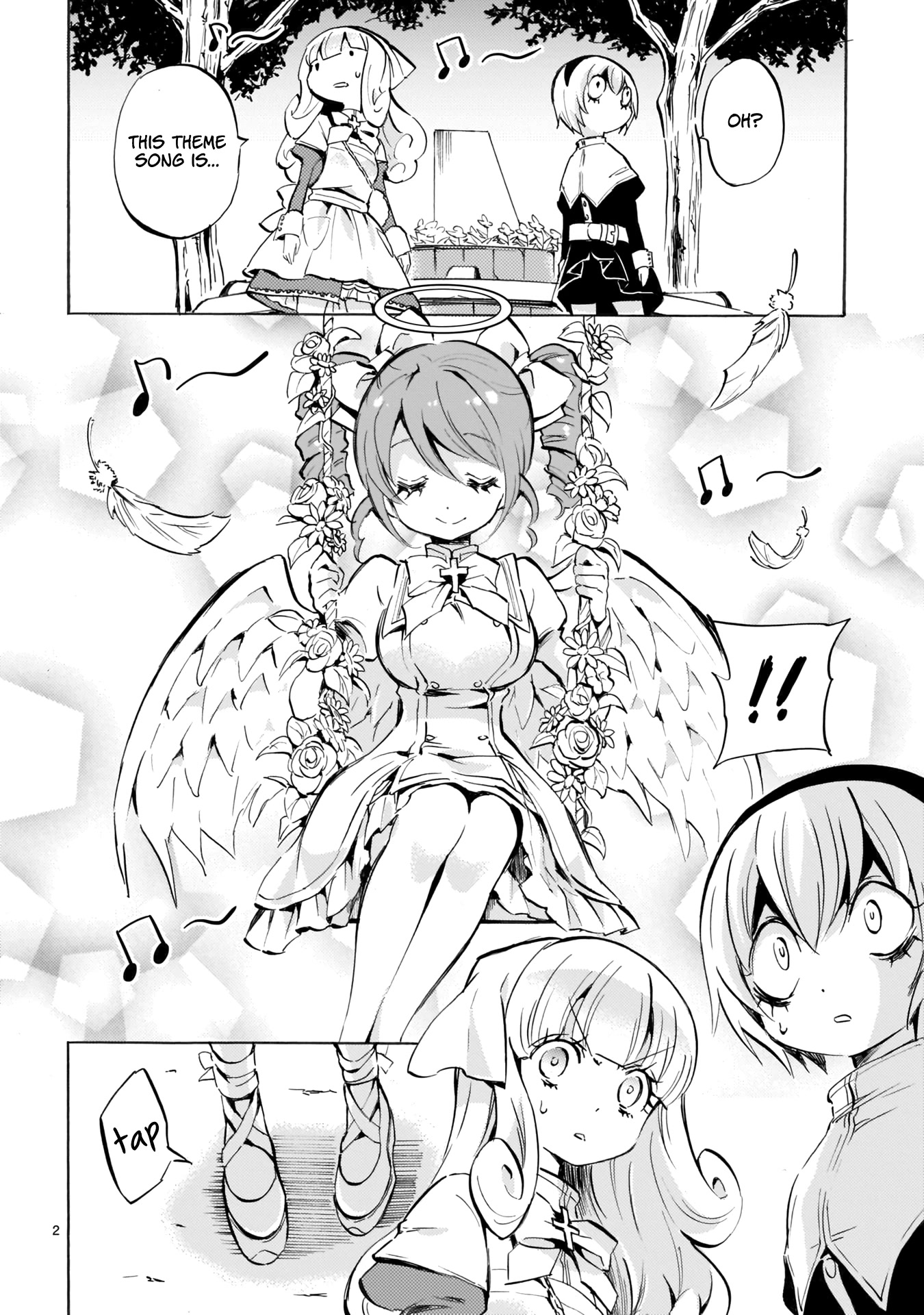 Jashin-chan Dropkick Chapter 120 page 2 - Chapter 120: A New Angel, Pino, Descends