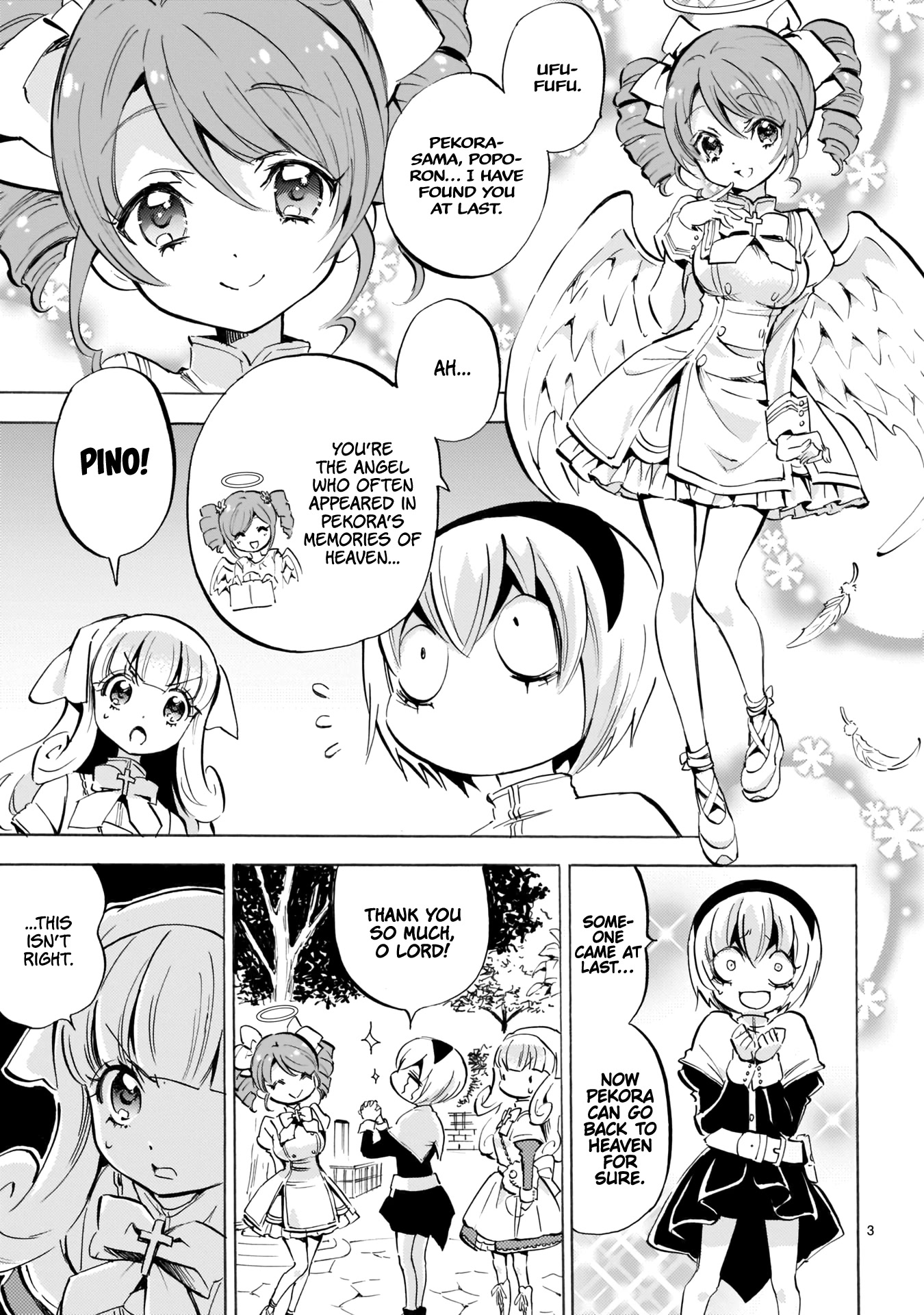 Jashin-chan Dropkick Chapter 120 page 3 - Chapter 120: A New Angel, Pino, Descends