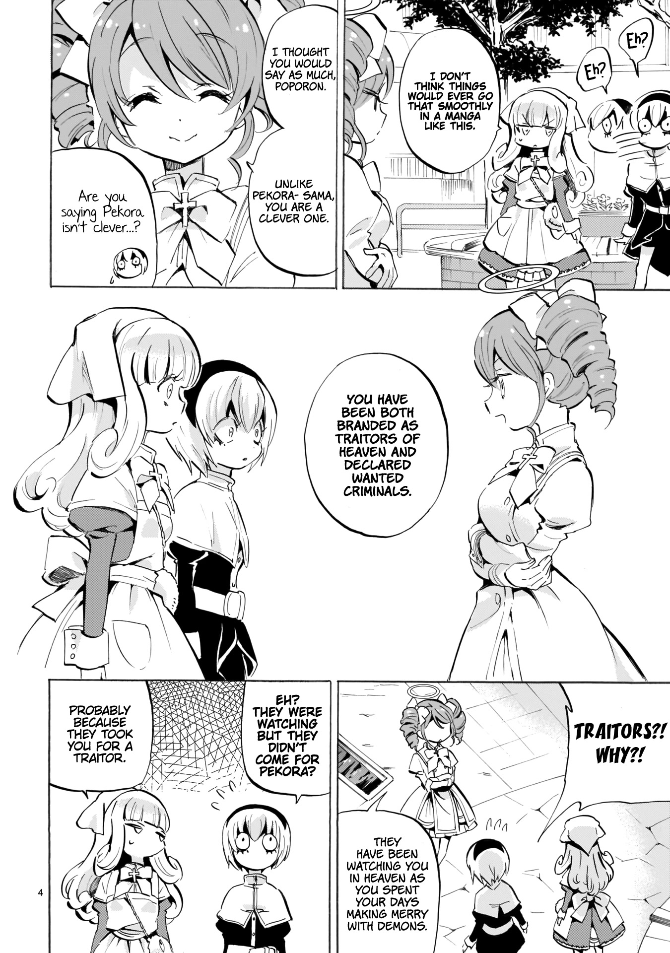 Jashin-chan Dropkick Chapter 120 page 4 - Chapter 120: A New Angel, Pino, Descends