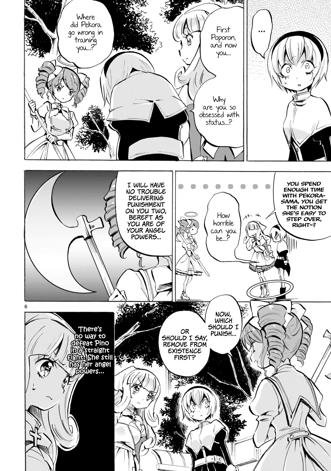 Jashin-chan Dropkick Chapter 120 page 6 - Chapter 120: A New Angel, Pino, Descends