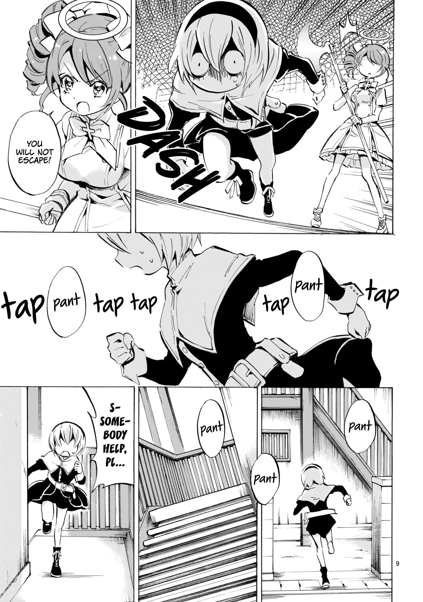 Jashin-chan Dropkick Chapter 120 page 9 - Chapter 120: A New Angel, Pino, Descends