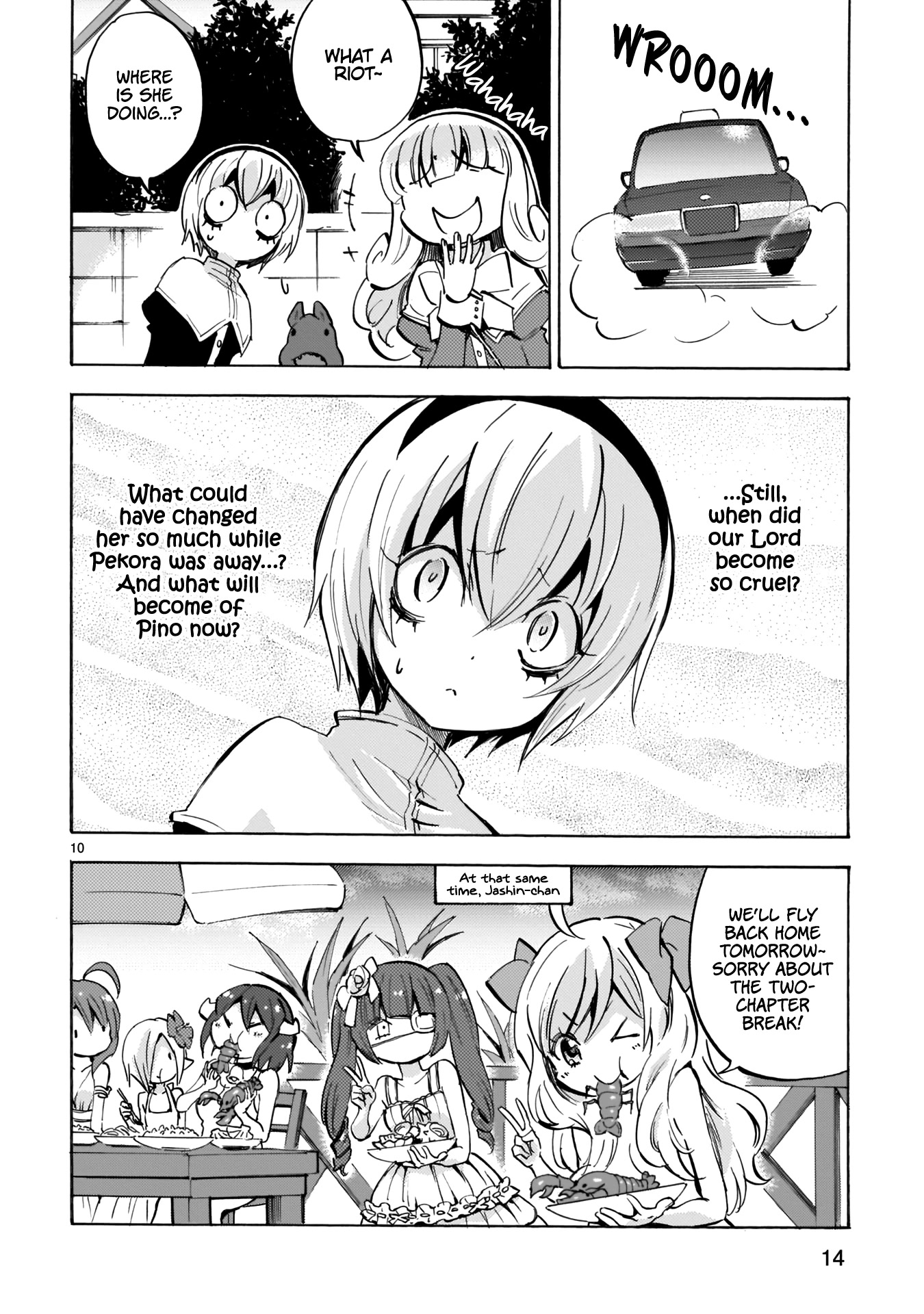 Jashin-chan Dropkick Chapter 121 page 16 - Chapter 121: Farewell, Pekora-sama