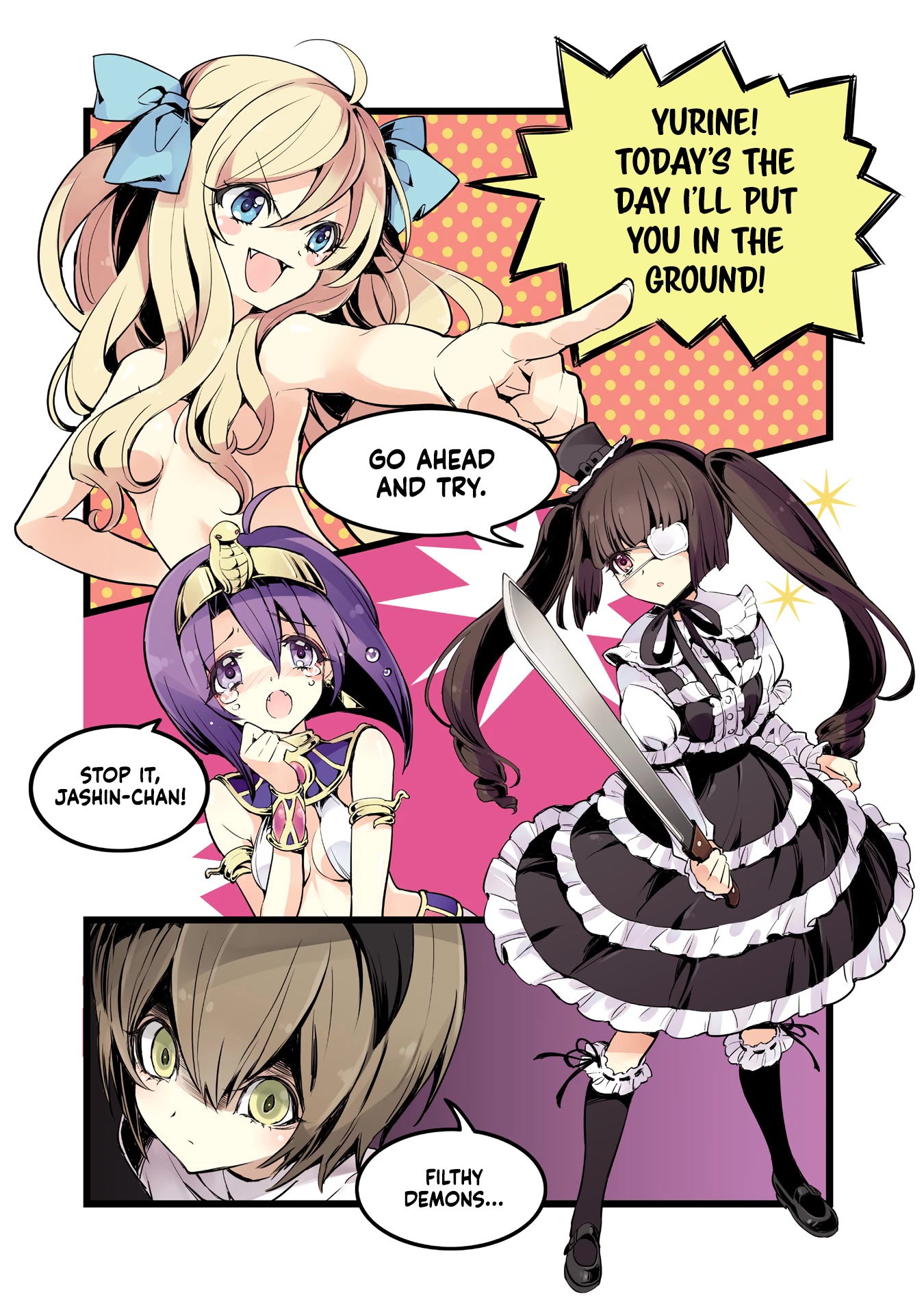 Jashin-chan Dropkick Chapter 121 page 5 - Chapter 121: Farewell, Pekora-sama