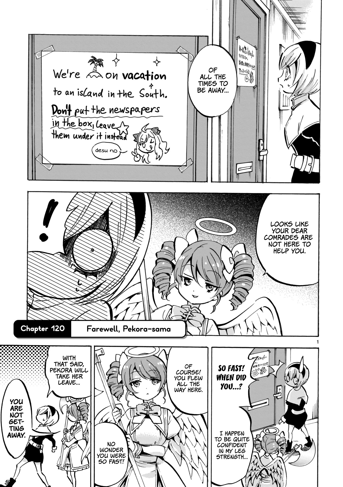 Jashin-chan Dropkick Chapter 121 page 7 - Chapter 121: Farewell, Pekora-sama
