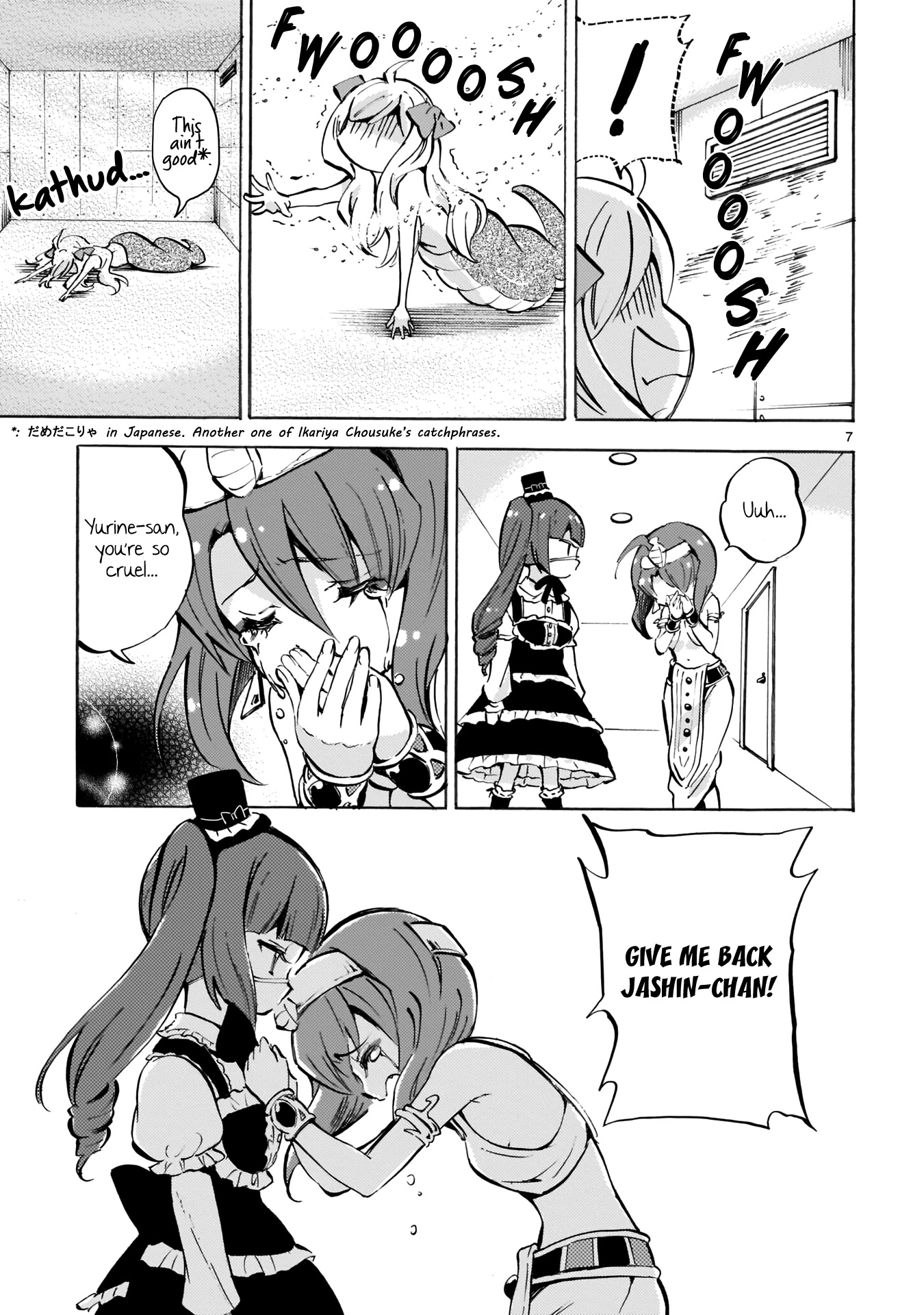 Jashin-chan Dropkick Chapter 122 page 7 - Chapter 122: All Right, Moving On!