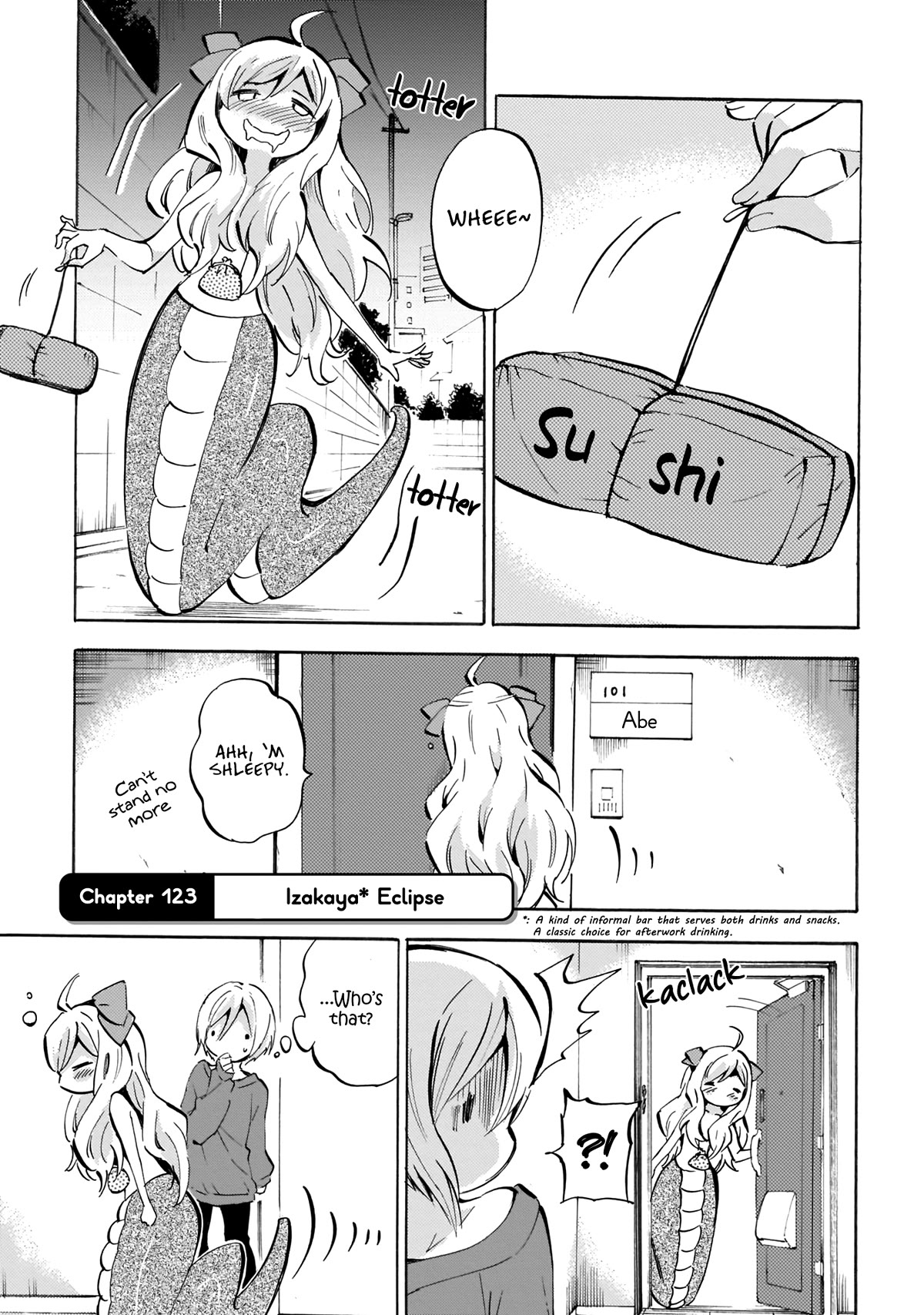 Jashin-chan Dropkick Chapter 123 page 1 - Chapter 123: Izakaya Eclipse