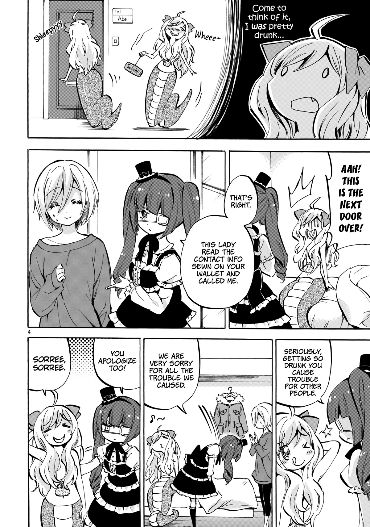 Jashin-chan Dropkick Chapter 123 page 4 - Chapter 123: Izakaya Eclipse