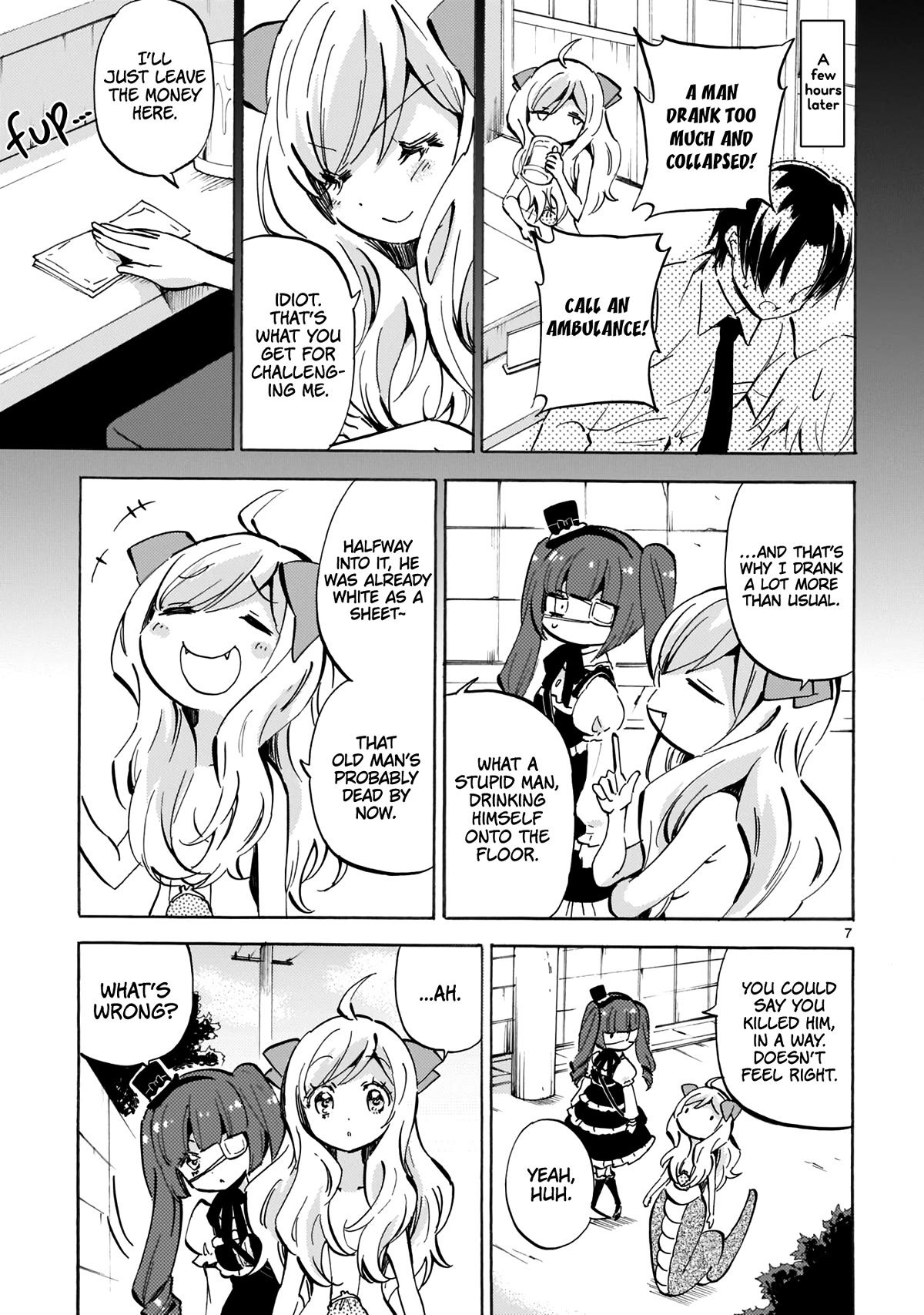 Jashin-chan Dropkick Chapter 123 page 7 - Chapter 123: Izakaya Eclipse