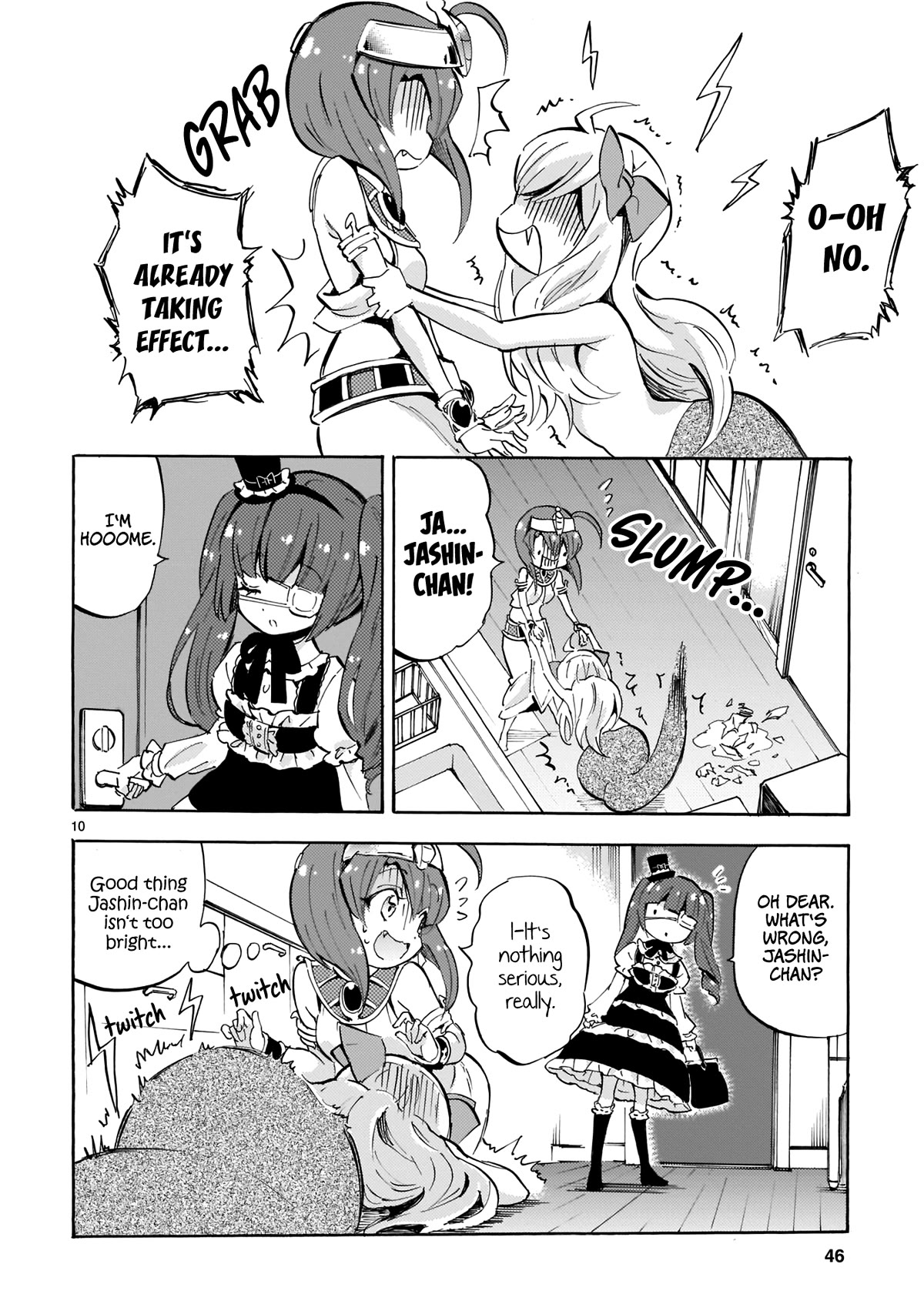 Jashin-chan Dropkick Chapter 124 page 10 - Chapter 124: I Get It Now