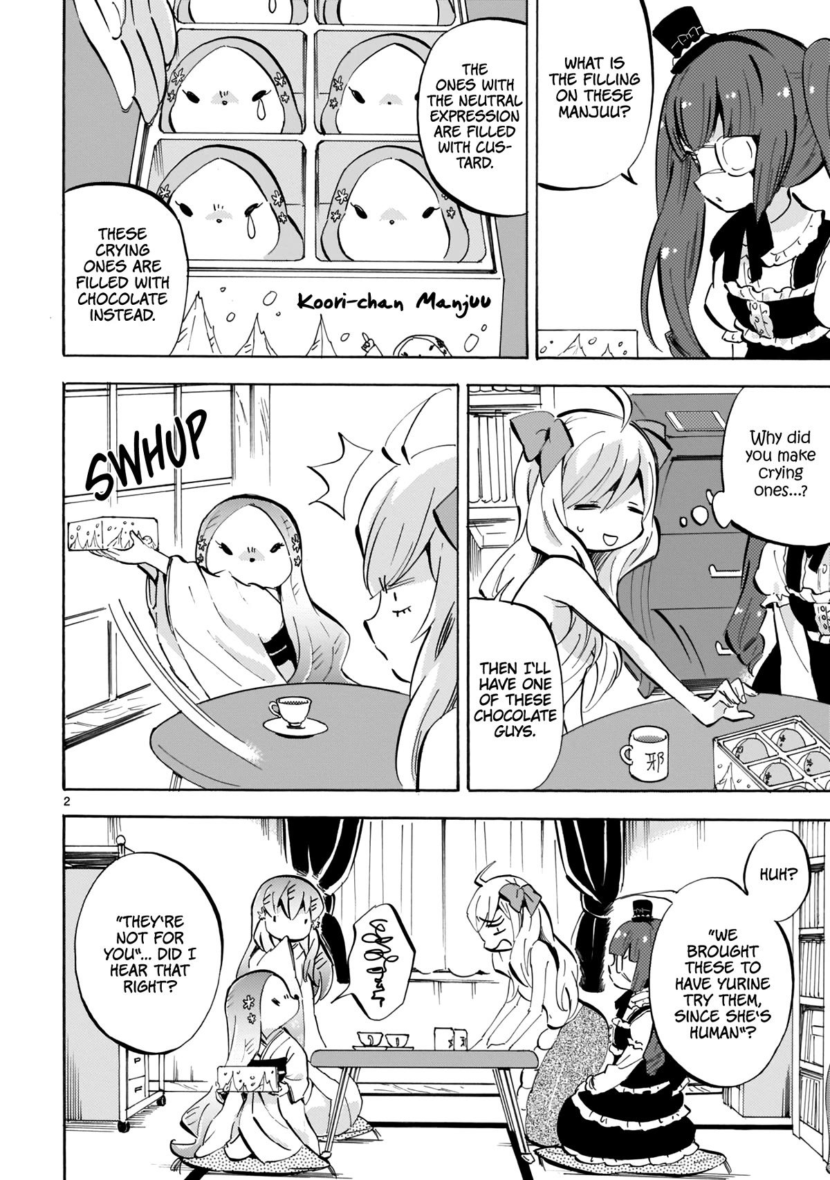 Jashin-chan Dropkick Chapter 125 page 2 - Chapter 125: Koori-chan Manjuu