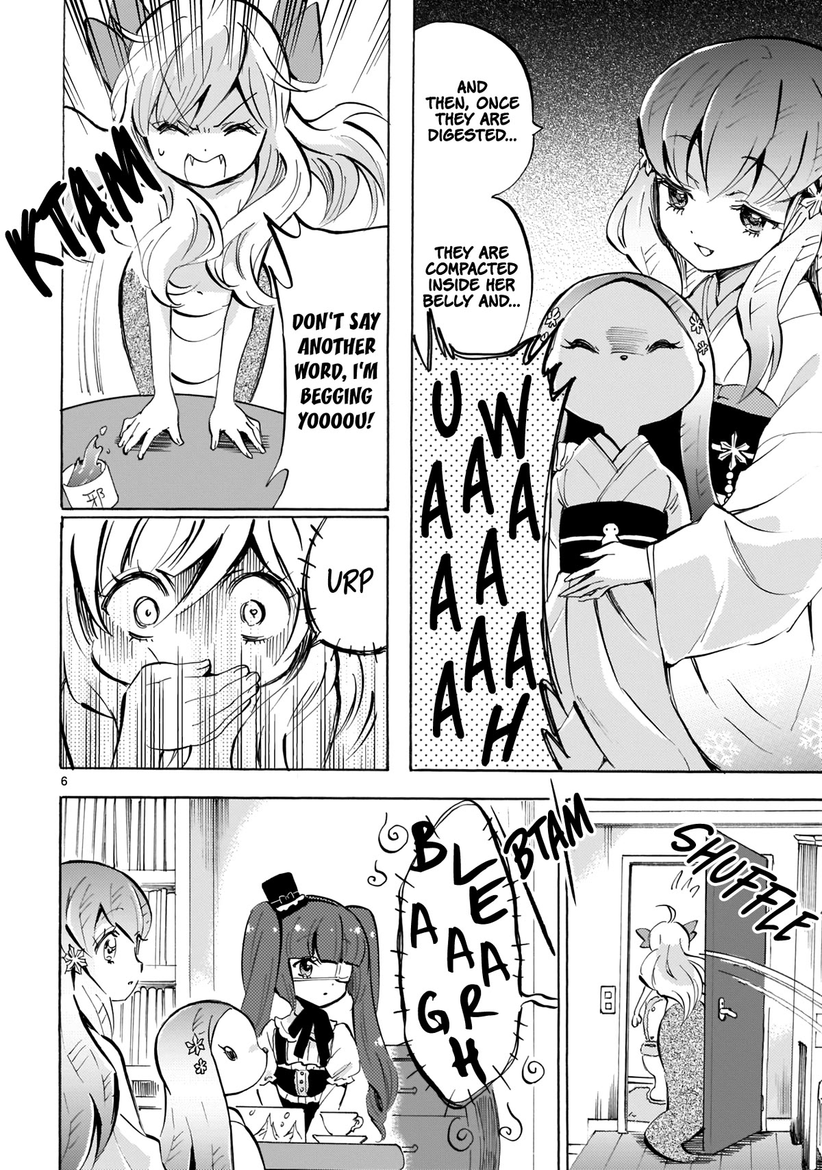 Jashin-chan Dropkick Chapter 125 page 6 - Chapter 125: Koori-chan Manjuu