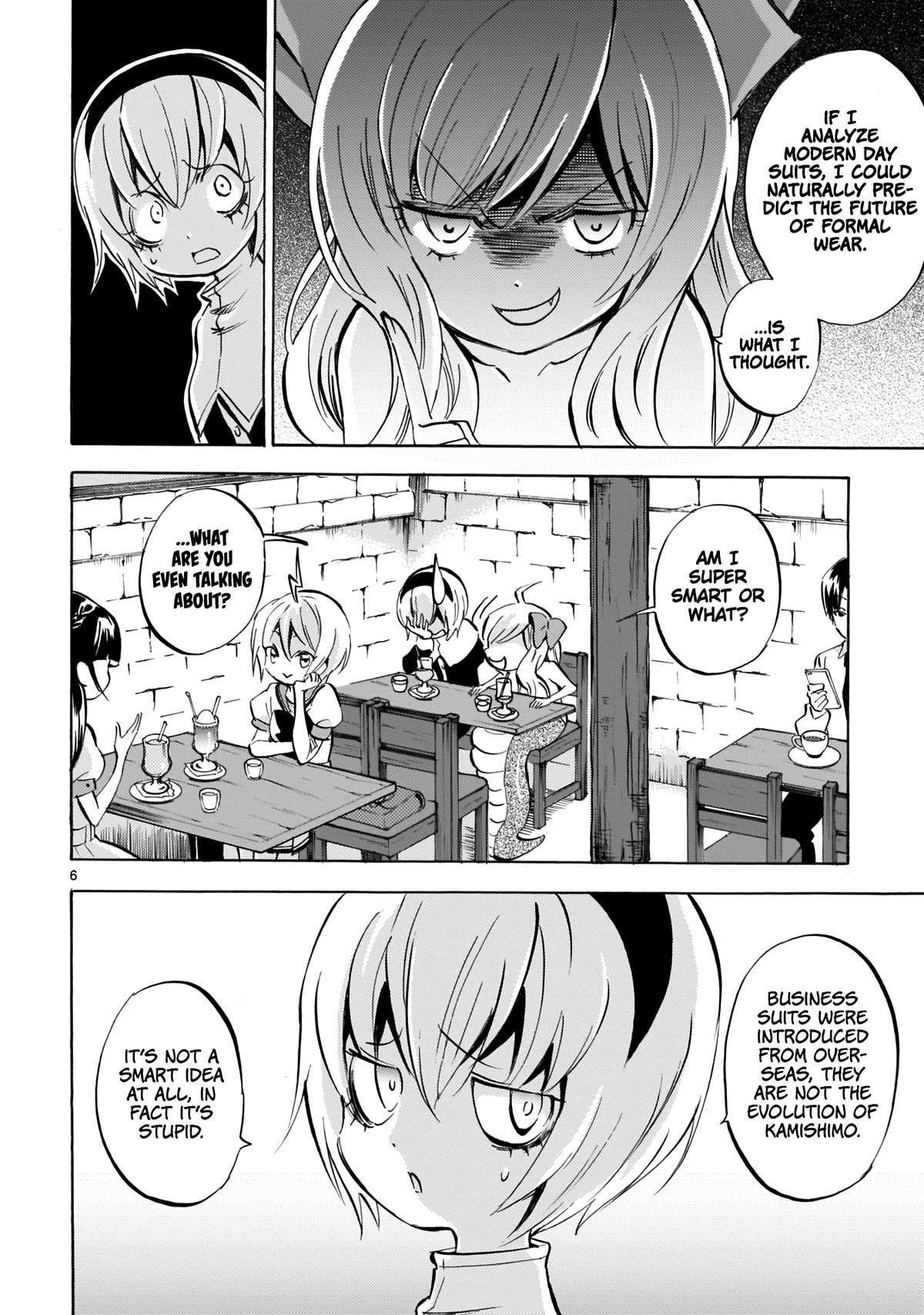 Jashin-chan Dropkick Chapter 126 page 6 - Chapter 126: Kamishimo And Suits
