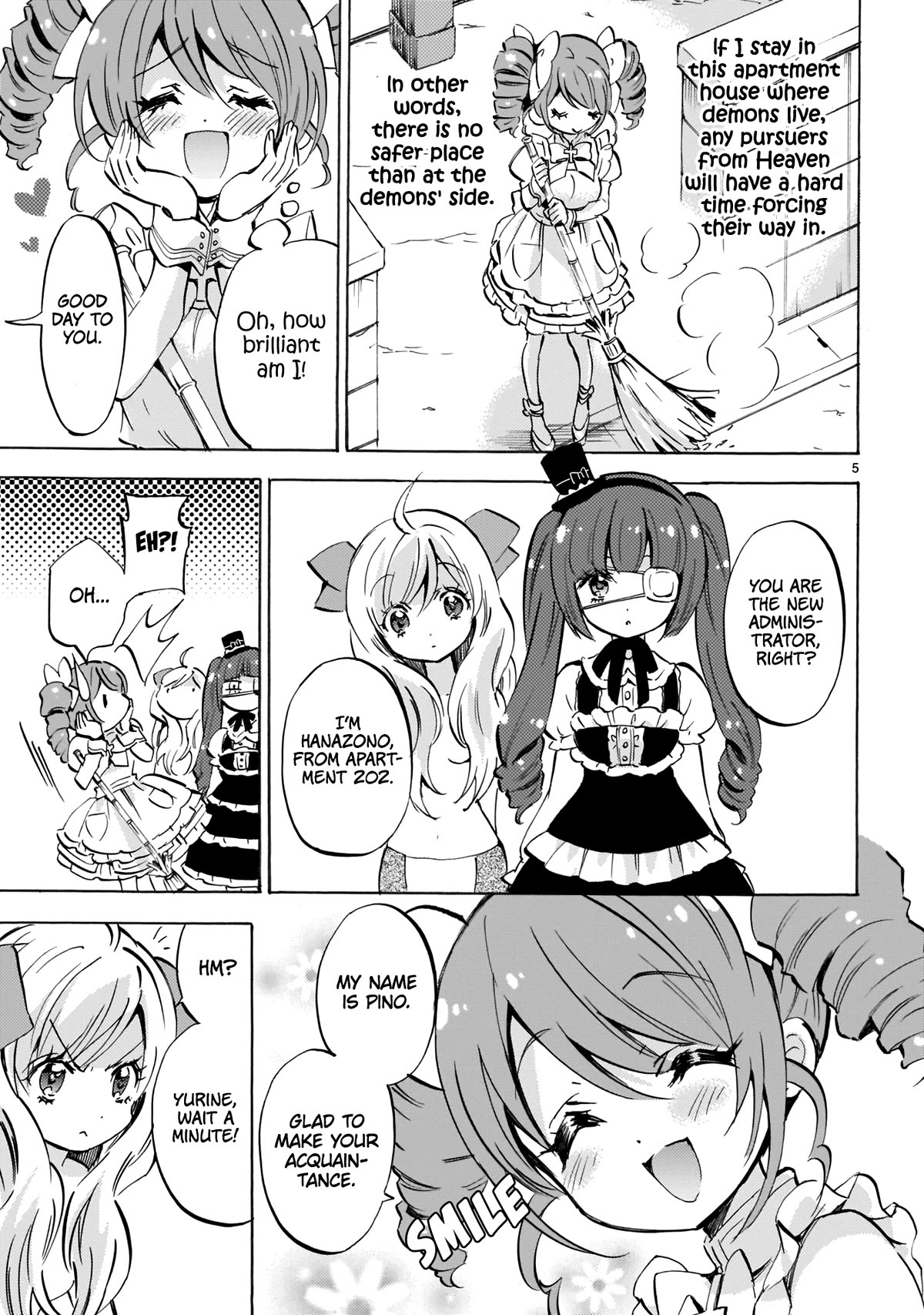 Jashin-chan Dropkick Chapter 127 page 5 - Chapter 127: A New Administrator