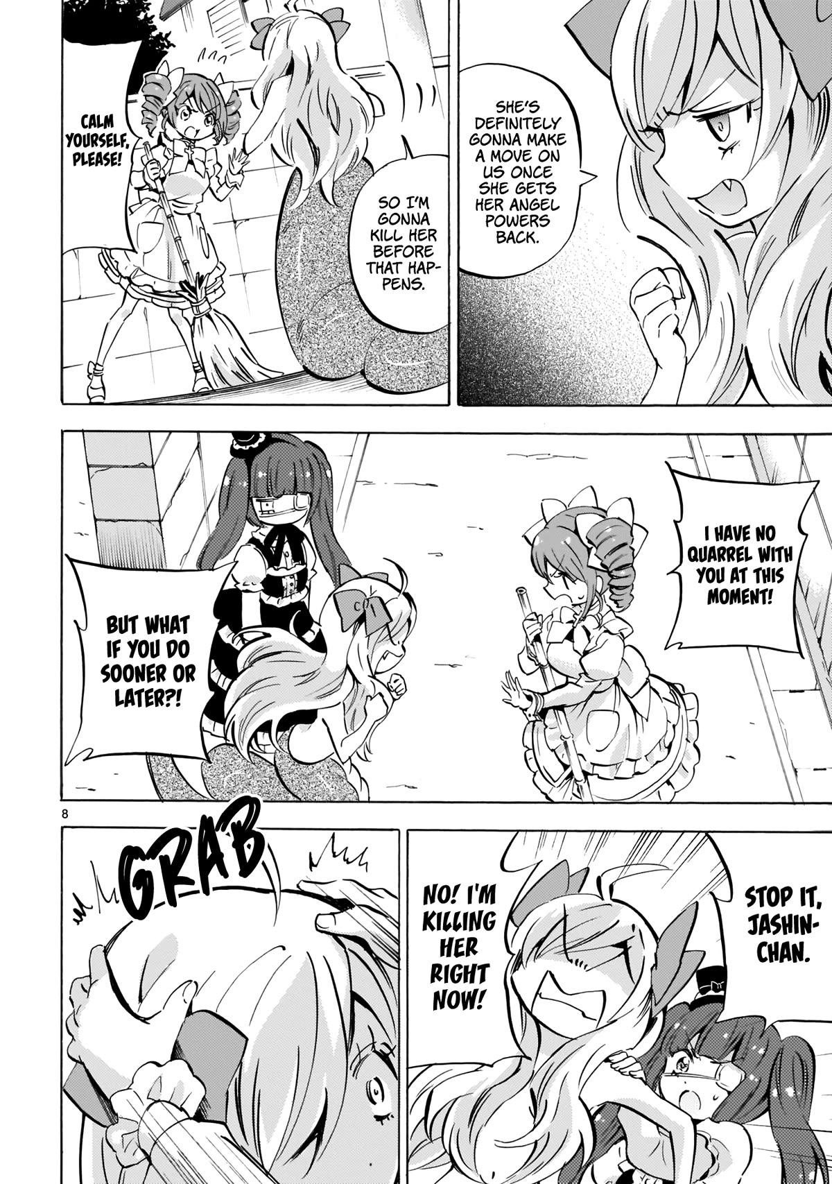 Jashin-chan Dropkick Chapter 127 page 8 - Chapter 127: A New Administrator