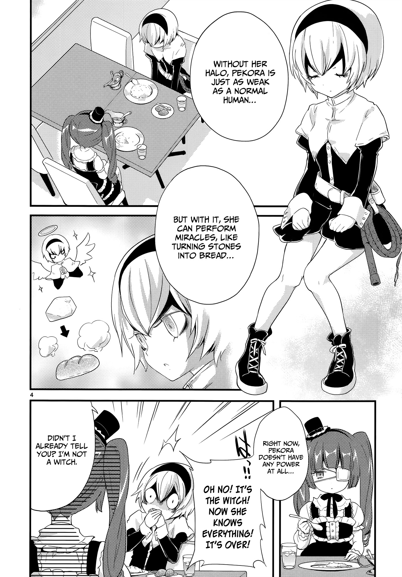Jashin-chan Dropkick Chapter 15.5 page 6 - Chapter 15.5: Hungry ☆ Pekora-tan