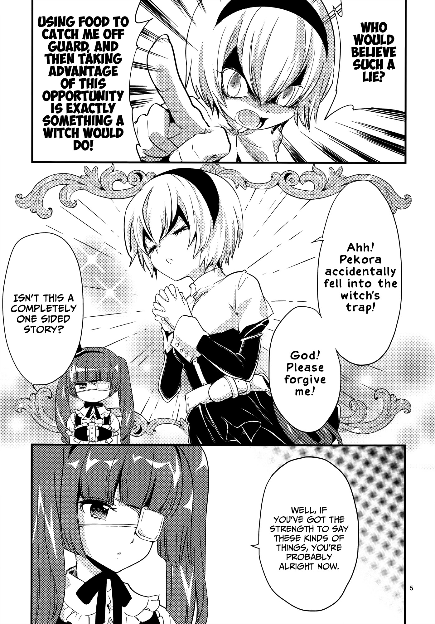 Jashin-chan Dropkick Chapter 15.5 page 7 - Chapter 15.5: Hungry ☆ Pekora-tan