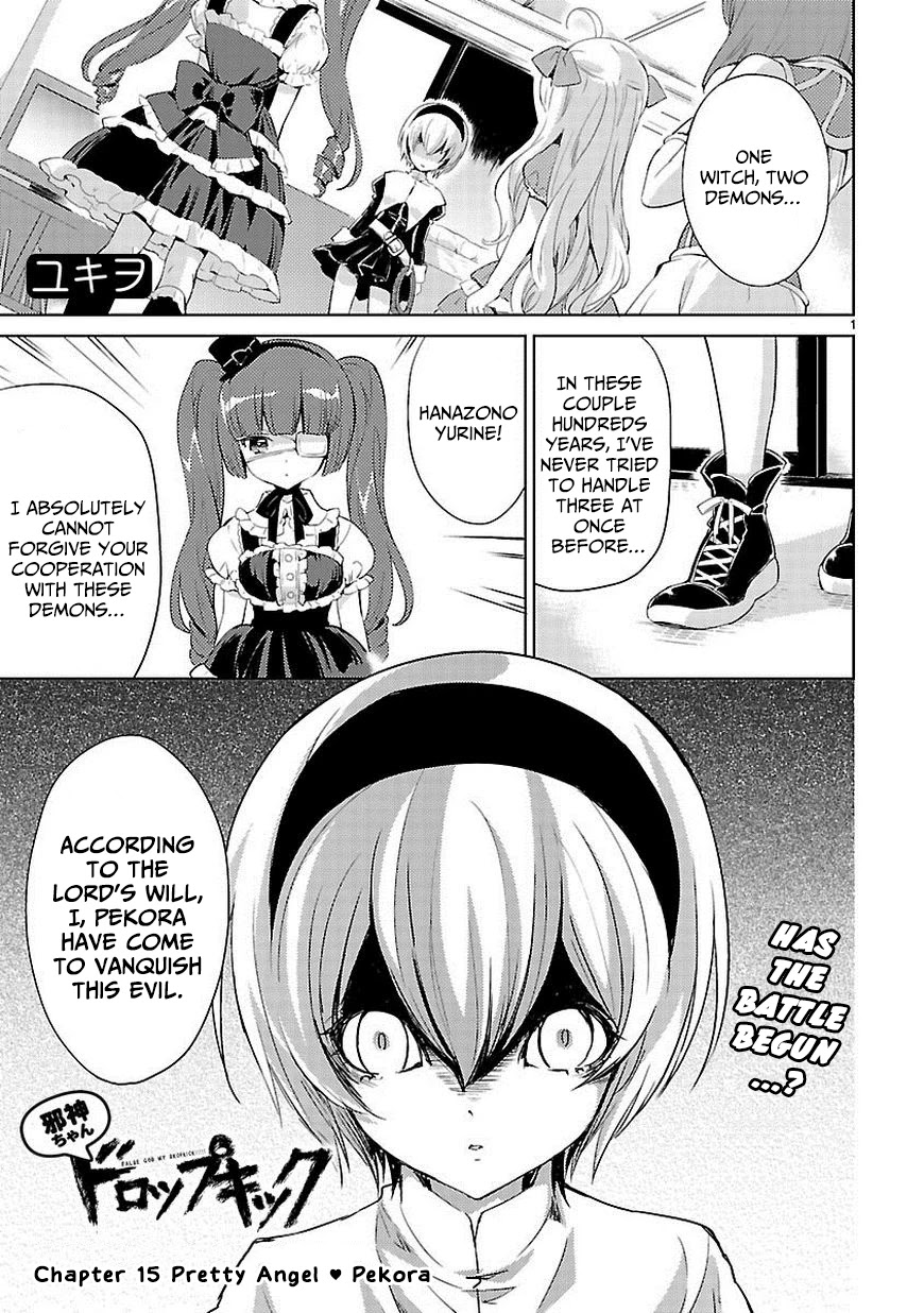 Jashin-chan Dropkick Chapter 15 page 1 - Chapter 15: Pretty Angel ❤ Pekora