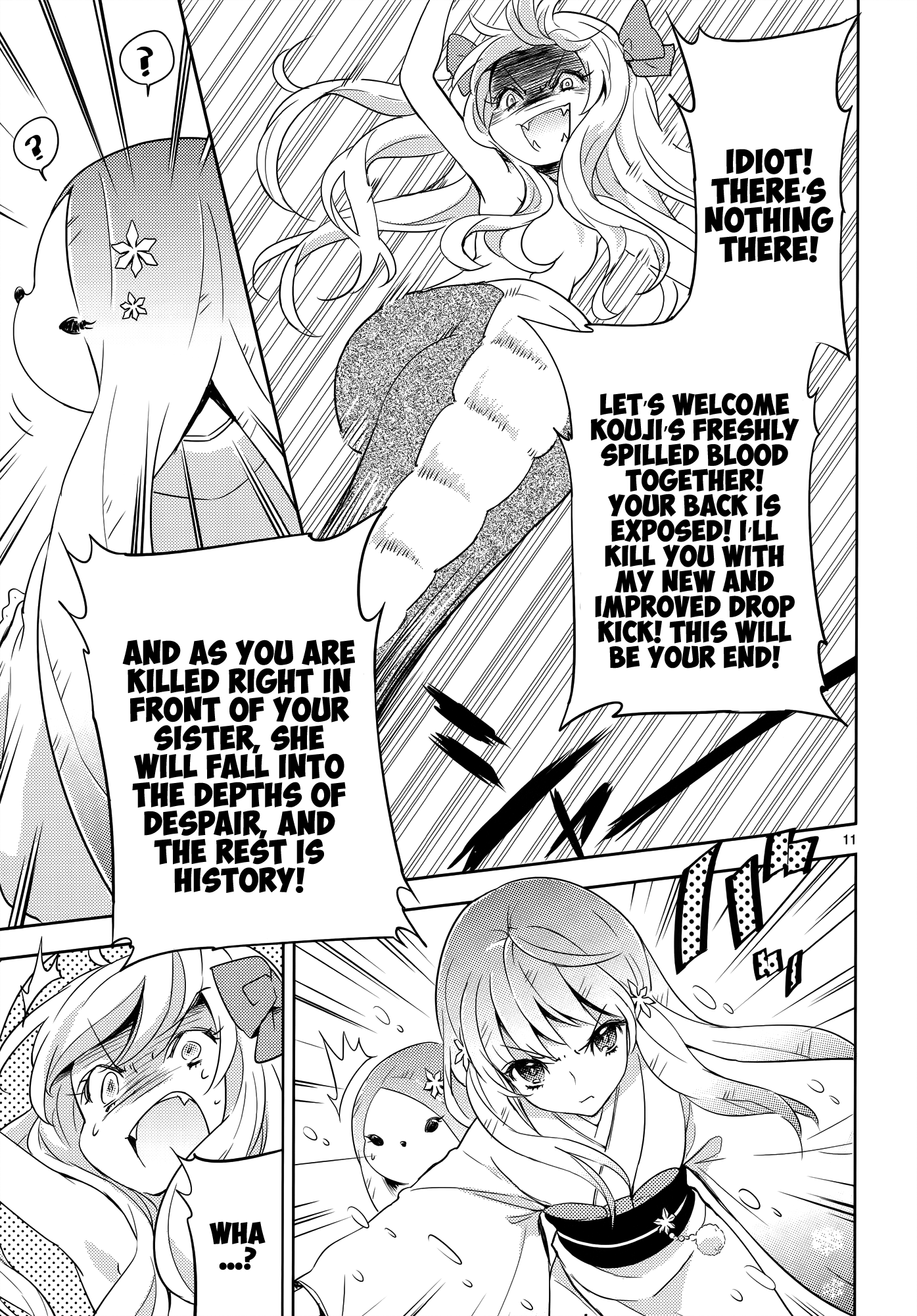Jashin-chan Dropkick Chapter 16 page 12 - Chapter 16: The Imouto Named Kouji