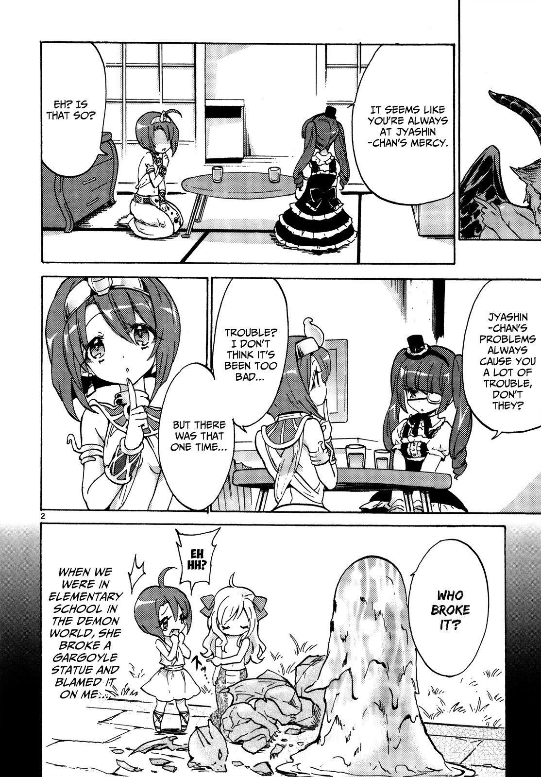 Jashin-chan Dropkick Chapter 17 page 3 - Chapter 17: Two Good Friends