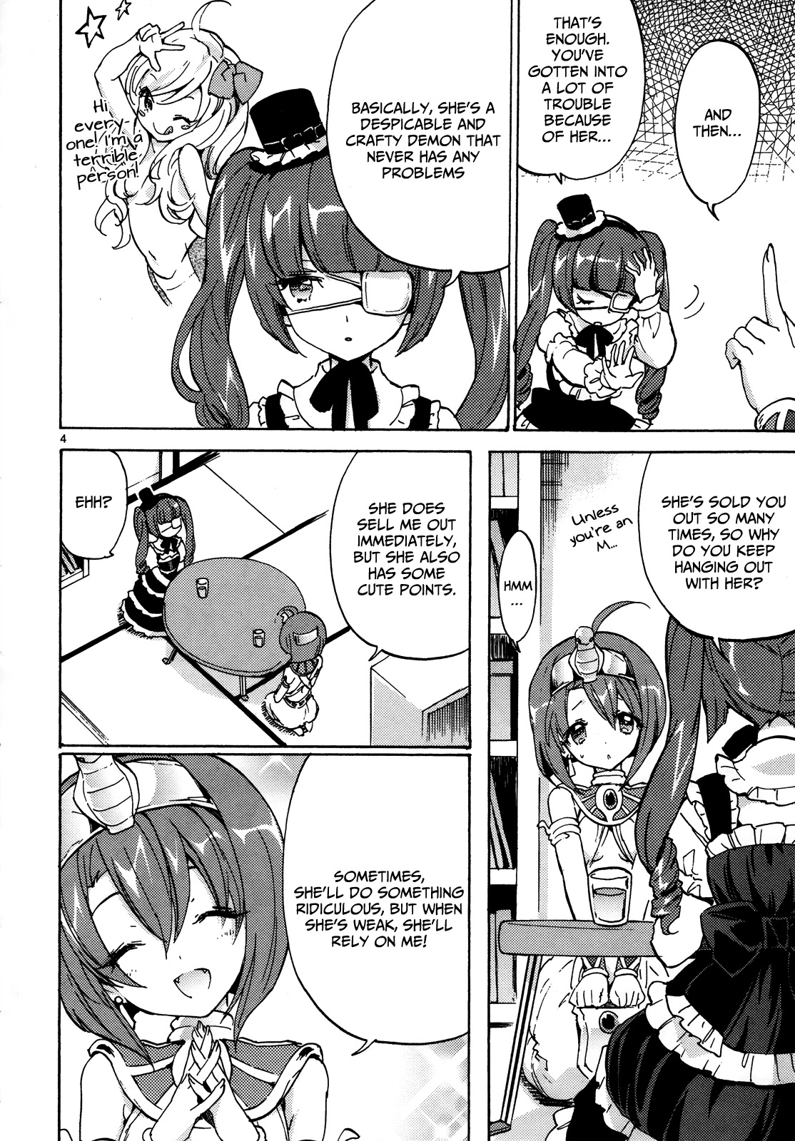 Jashin-chan Dropkick Chapter 17 page 5 - Chapter 17: Two Good Friends