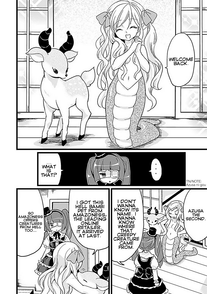 Jashin-chan Dropkick Chapter 2 page 2 - Chapter 2: Azusa the Second Arrives, and Dies