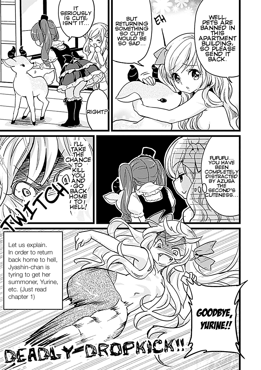 Jashin-chan Dropkick Chapter 2 page 3 - Chapter 2: Azusa the Second Arrives, and Dies