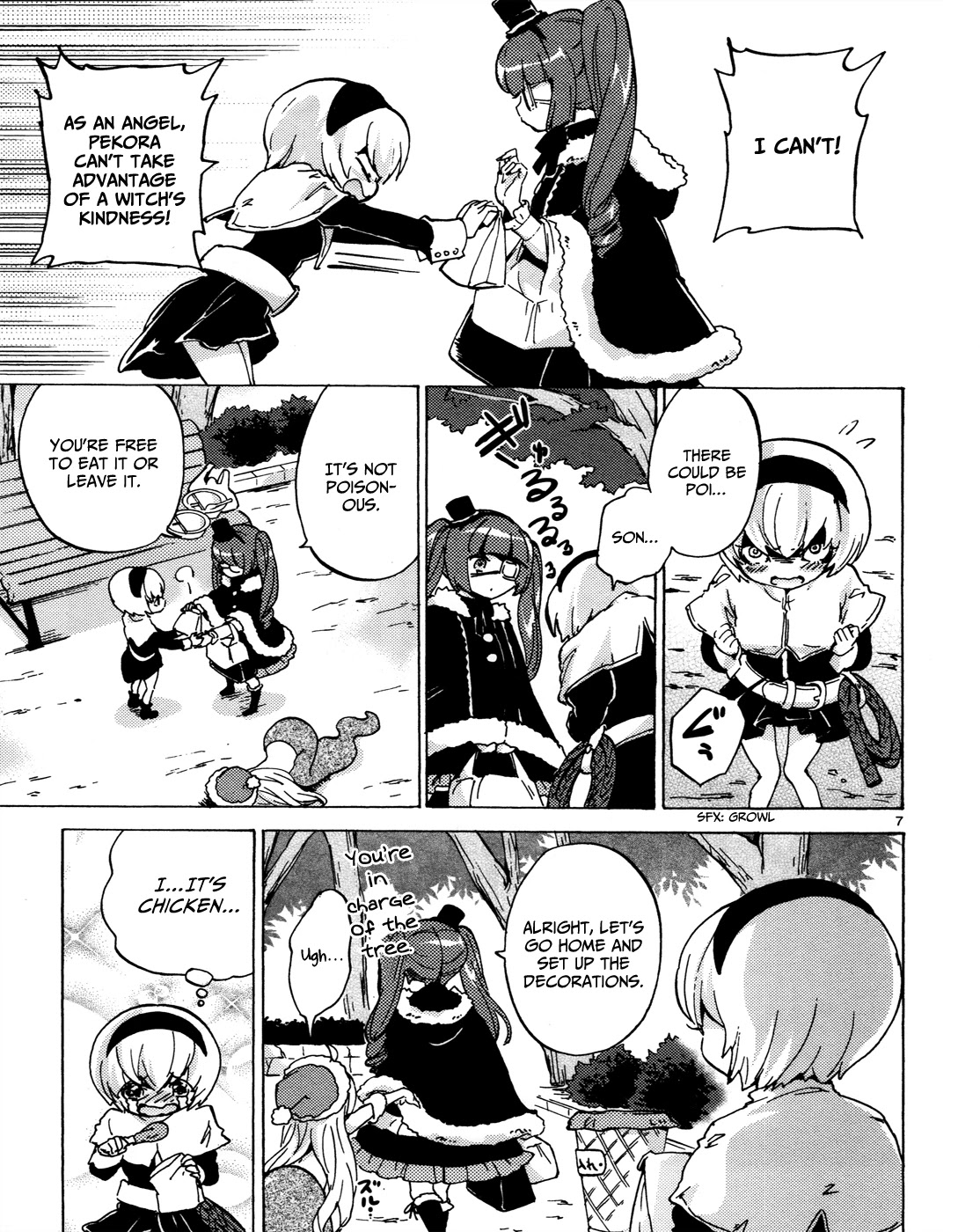 Jashin-chan Dropkick Chapter 20 page 8 - Chapter 20: Merry Christmas