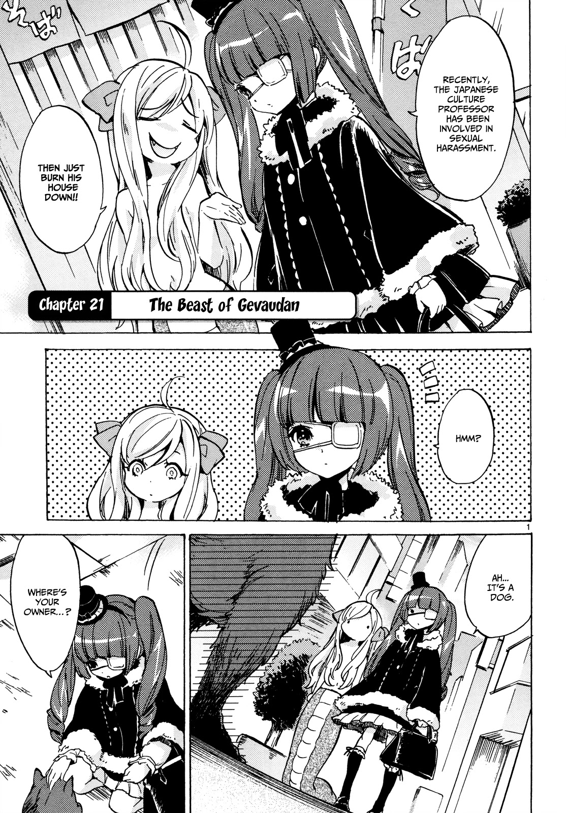 Jashin-chan Dropkick Chapter 21 page 2 - Chapter 21: The Beast of Gevaudon