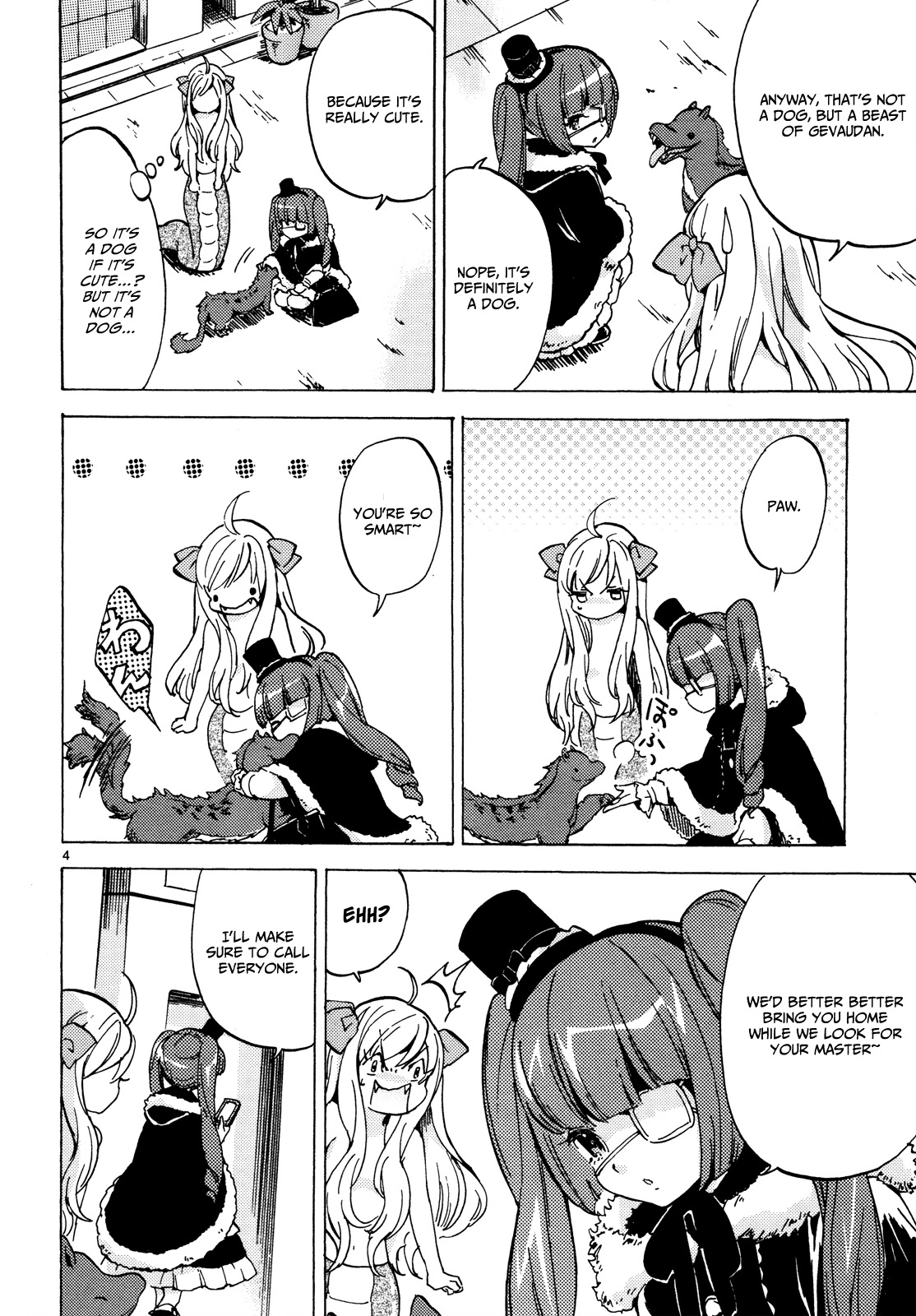 Jashin-chan Dropkick Chapter 21 page 5 - Chapter 21: The Beast of Gevaudon