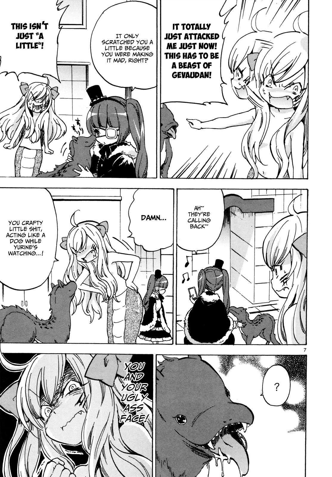 Jashin-chan Dropkick Chapter 21 page 8 - Chapter 21: The Beast of Gevaudon