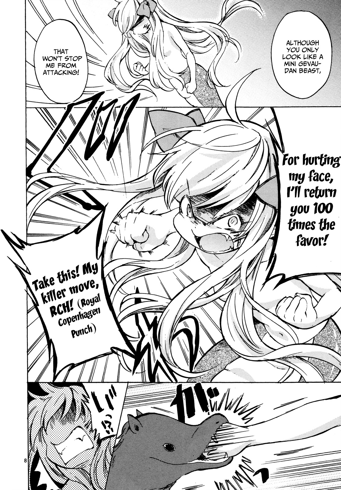 Jashin-chan Dropkick Chapter 21 page 9 - Chapter 21: The Beast of Gevaudon