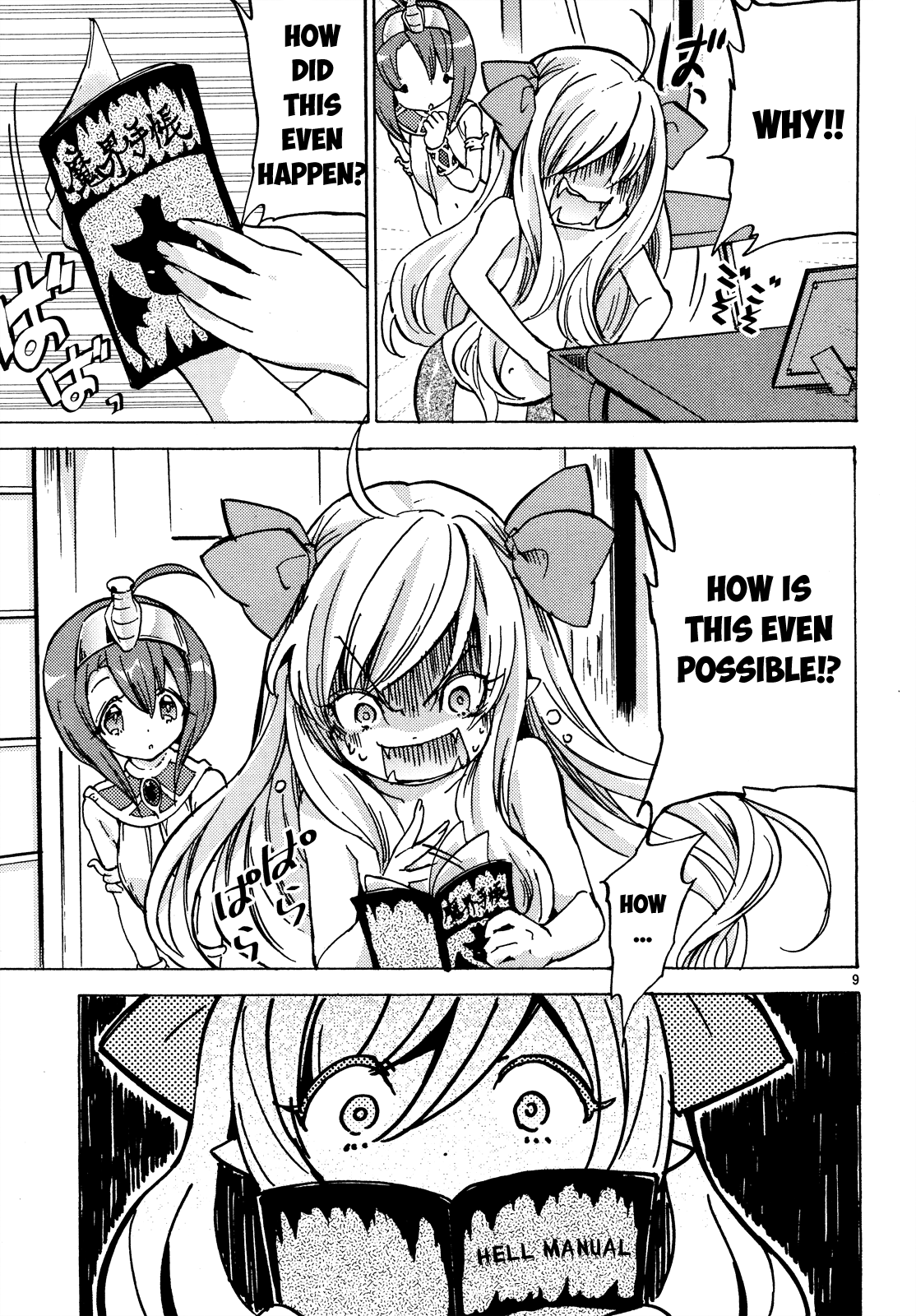 Jashin-chan Dropkick Chapter 22 page 10 - Chapter 22: Jyashin-chan Level Down