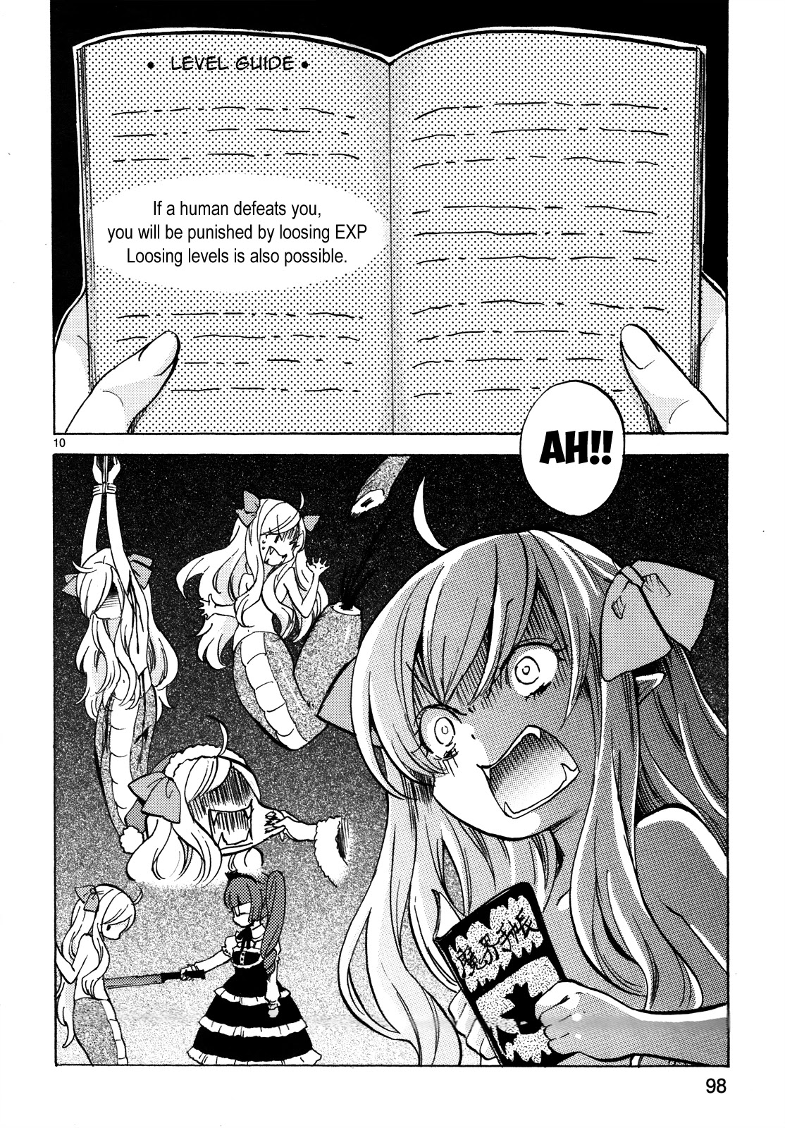 Jashin-chan Dropkick Chapter 22 page 11 - Chapter 22: Jyashin-chan Level Down