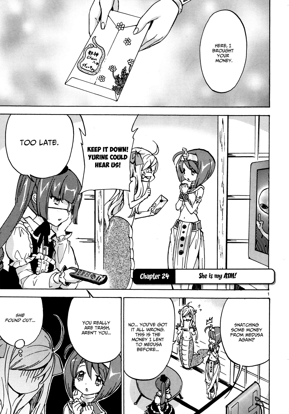 Jashin-chan Dropkick Chapter 24 page 2 - Chapter 24: She is my ATM!