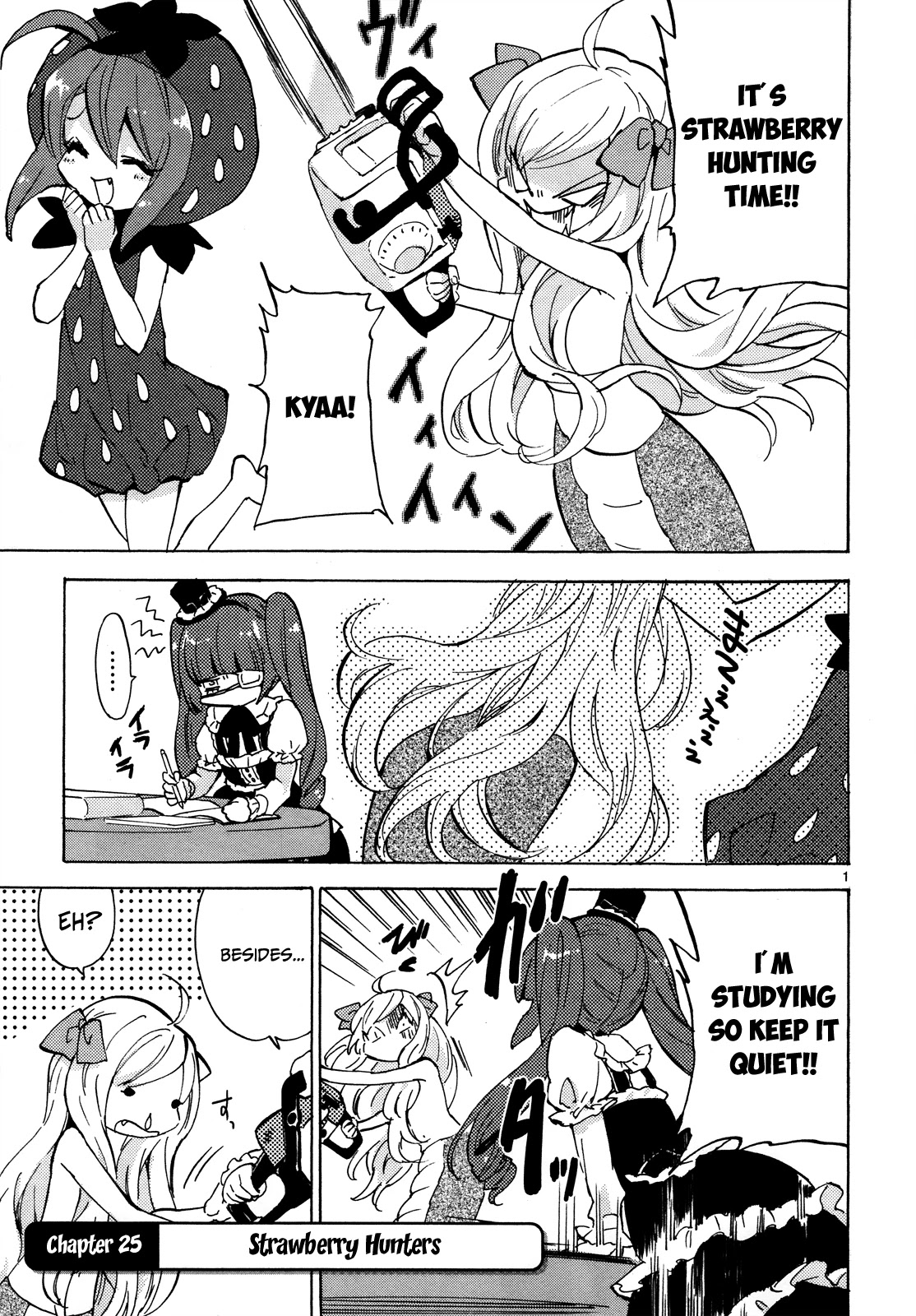 Jashin-chan Dropkick Chapter 25 page 2 - Chapter 25: Strawberry Hunters