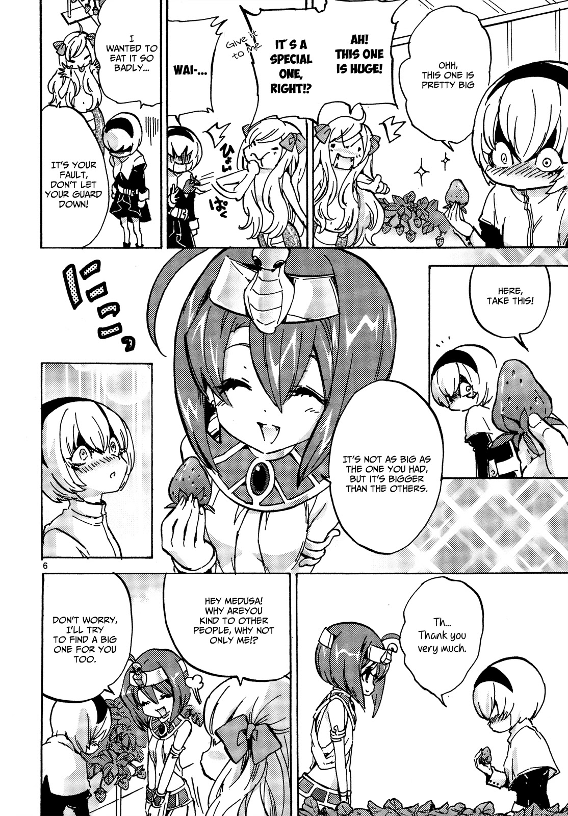 Jashin-chan Dropkick Chapter 25 page 7 - Chapter 25: Strawberry Hunters